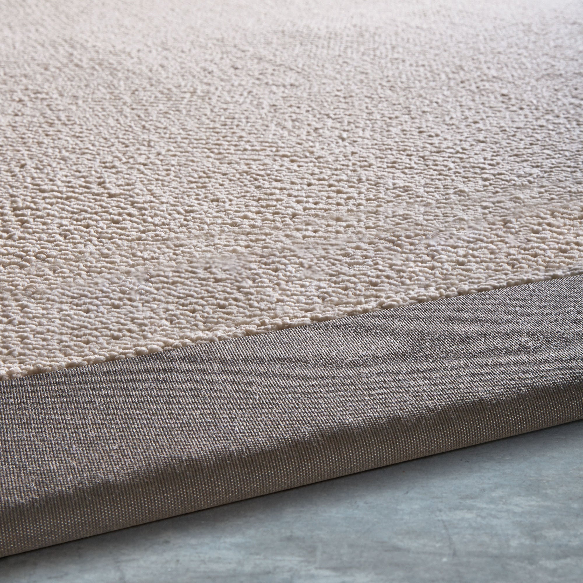 outdoor bordered rug showing detail