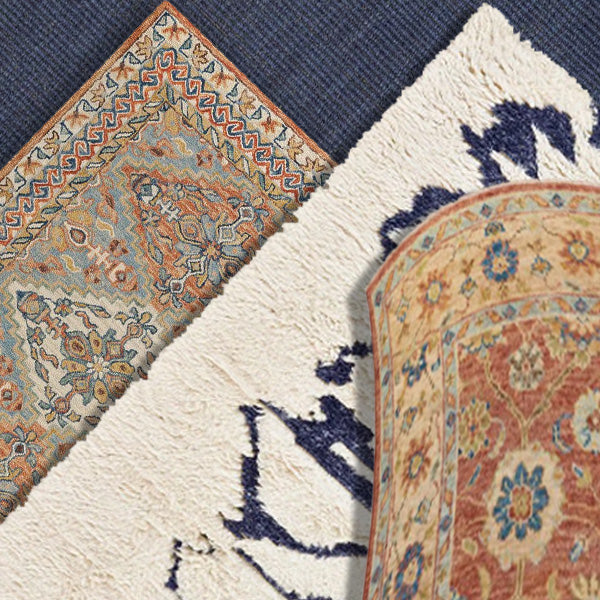 custom area rugs layered