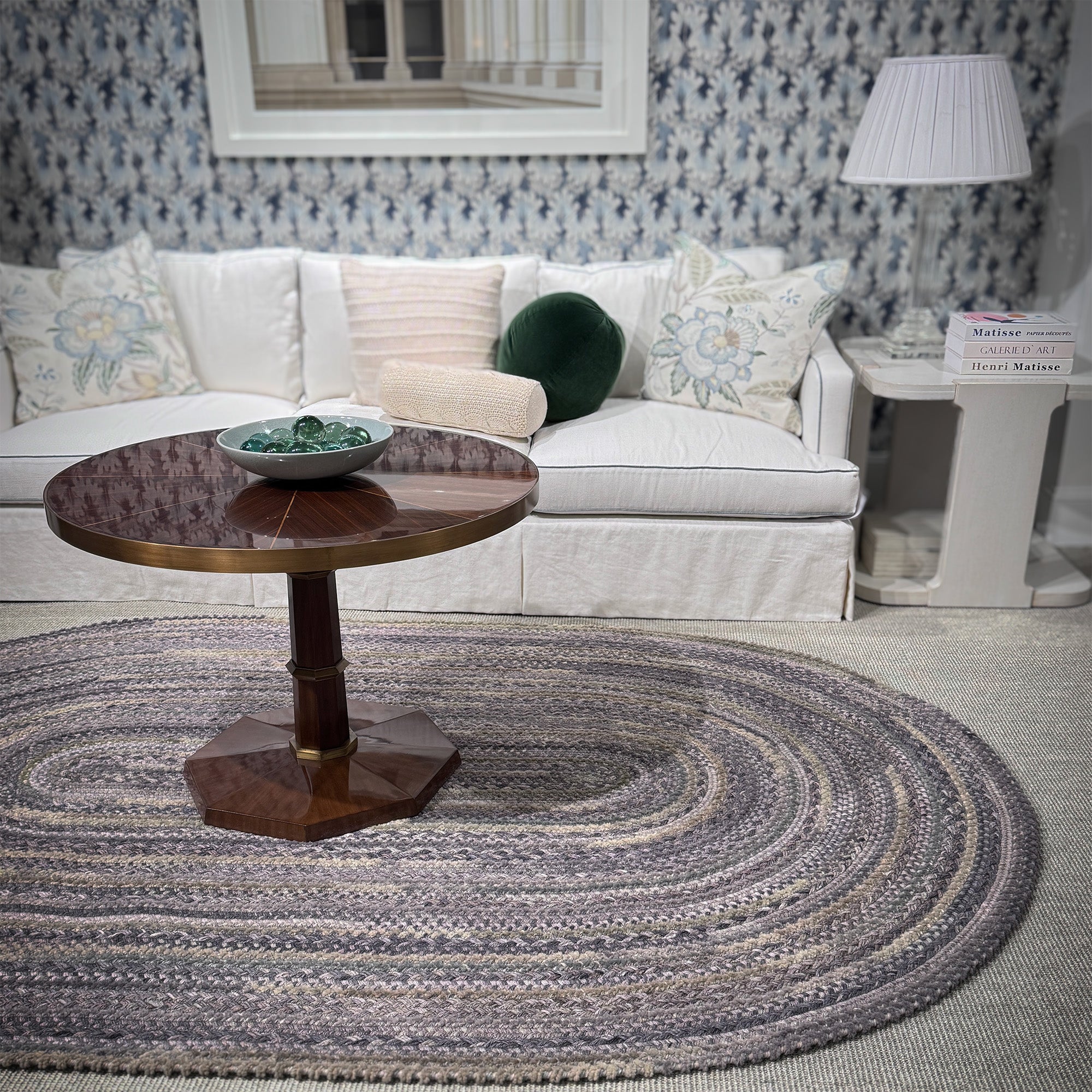 Bayview Granite Braided Rug Oval image