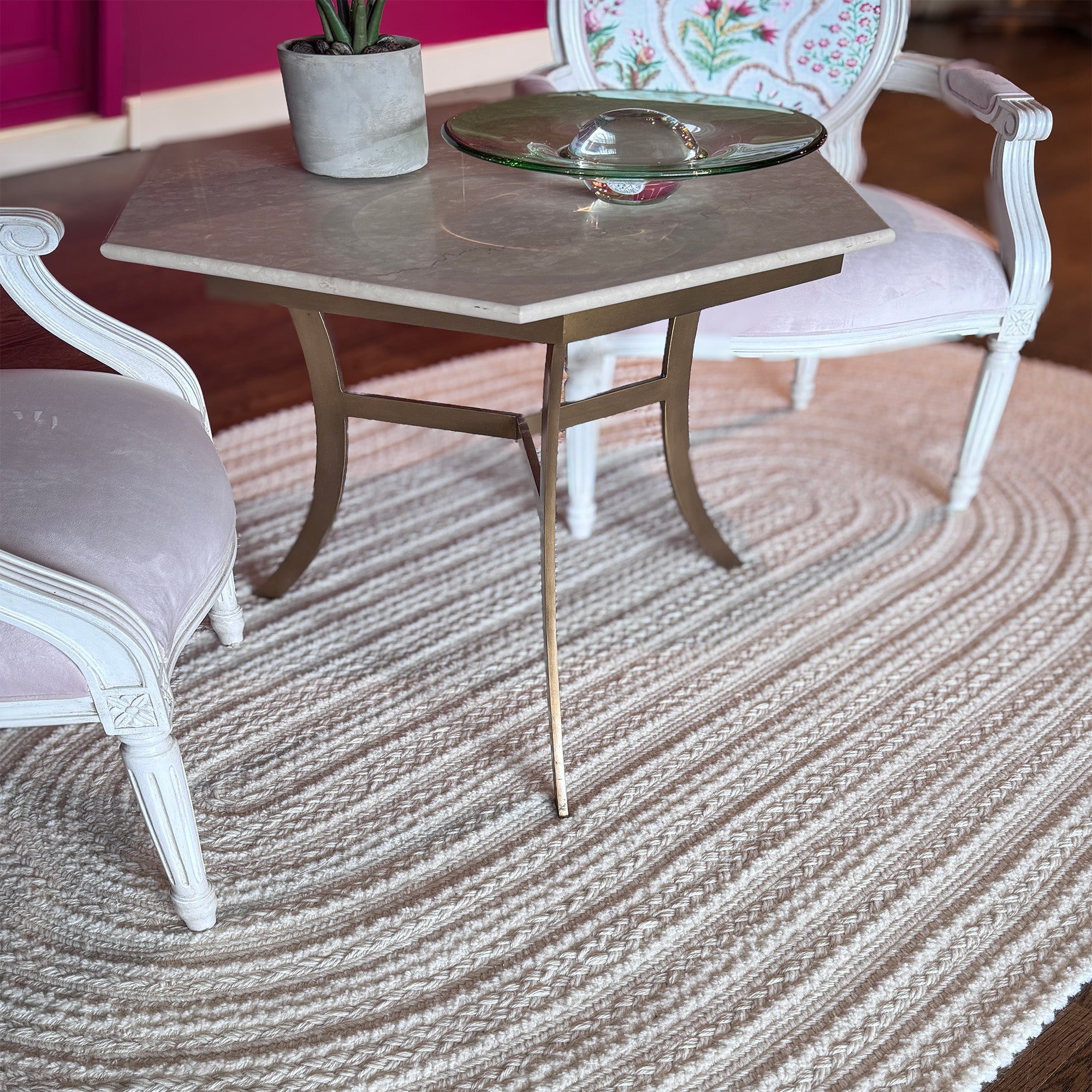 Bayview Lambswool Braided Rug Oval image