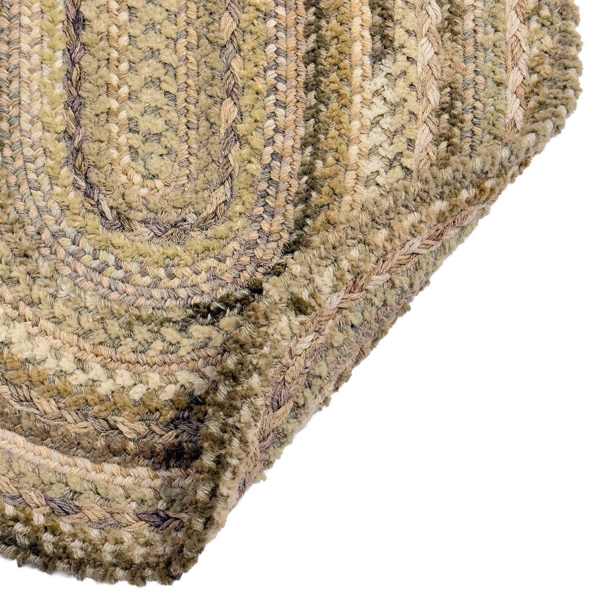 Bayview Neutral Braided Rug Oval image