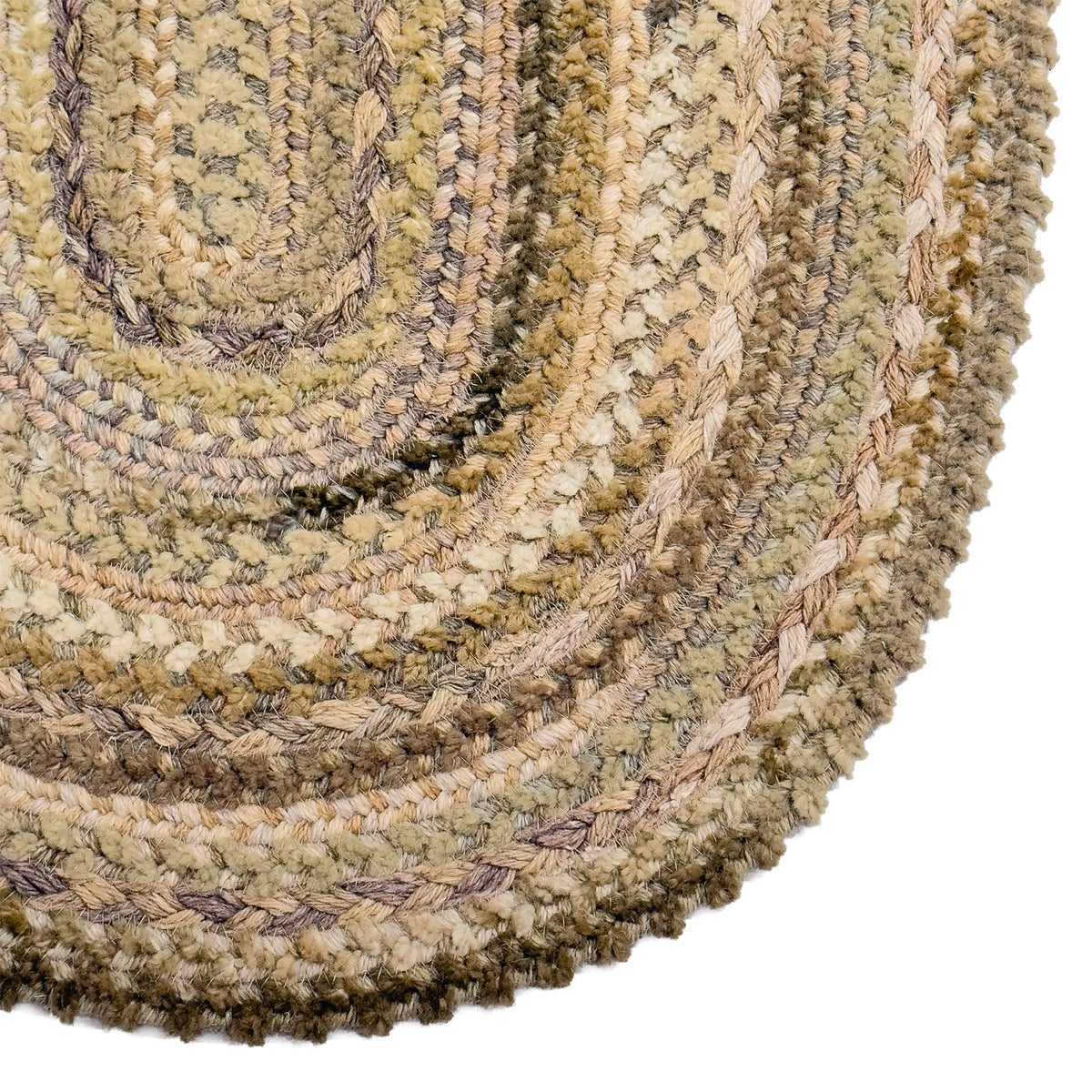 Bayview Neutral Braided Rug Oval image