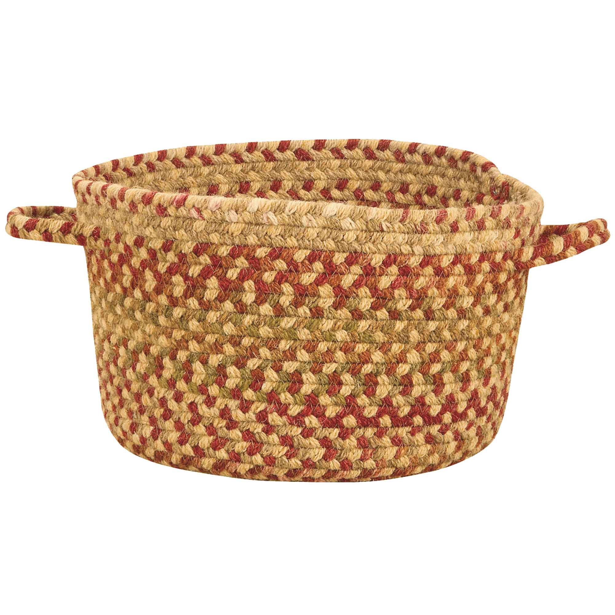 Homecoming Wheatfield Braided Rug Basket image