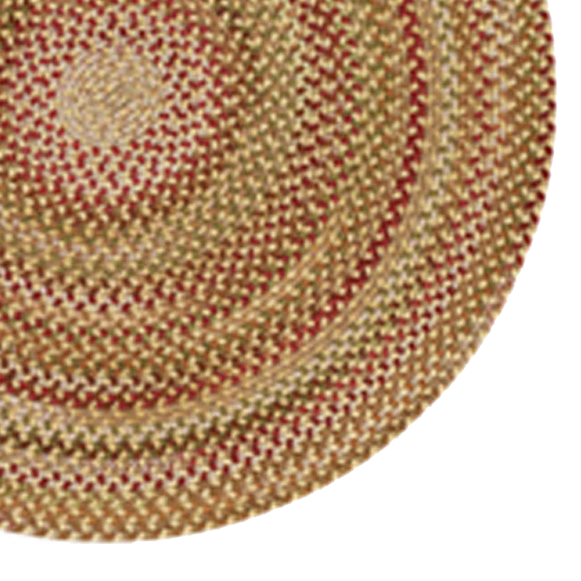 Homecoming Wheatfield Braided Rug Round image