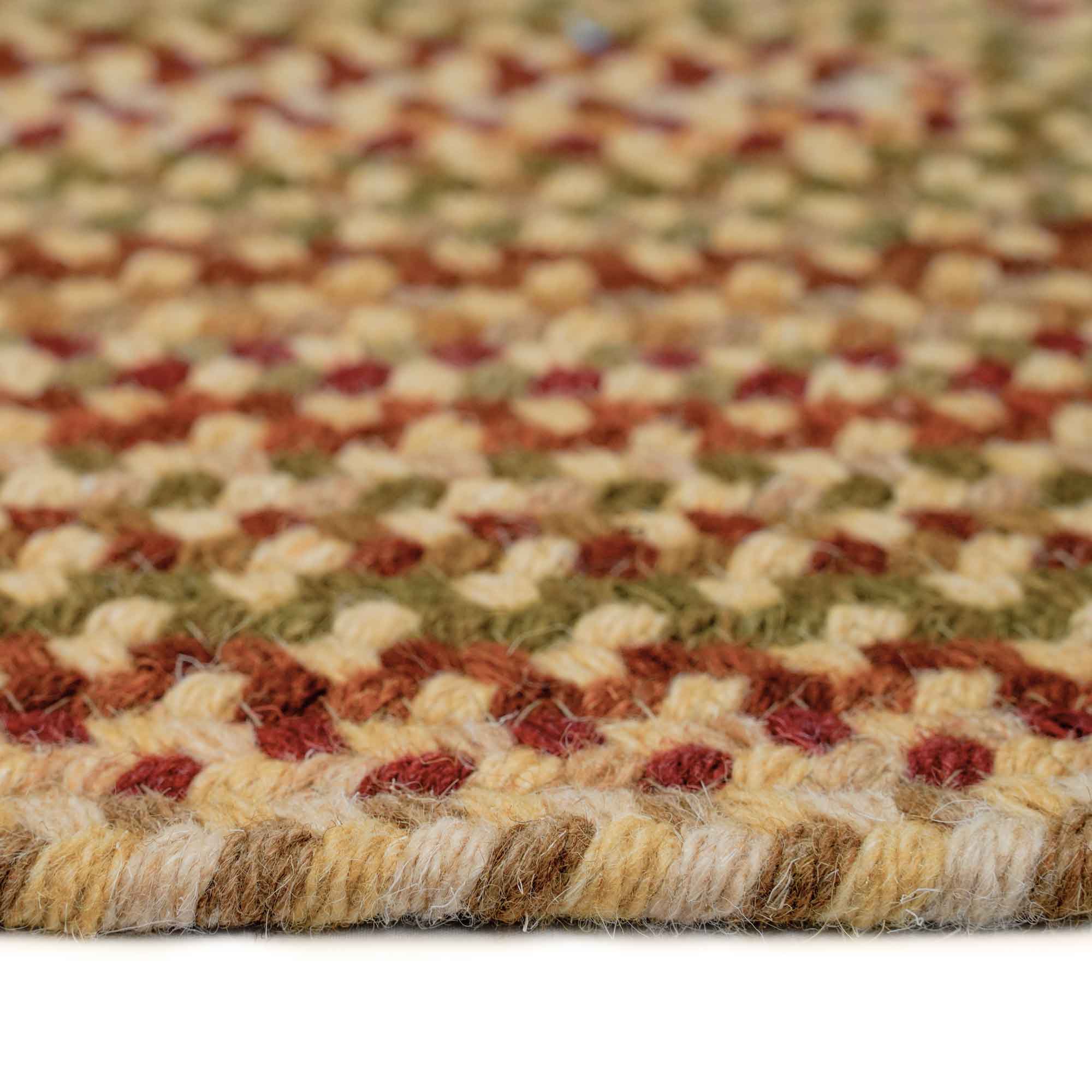 Homecoming Wheatfield Braided Rug Round image