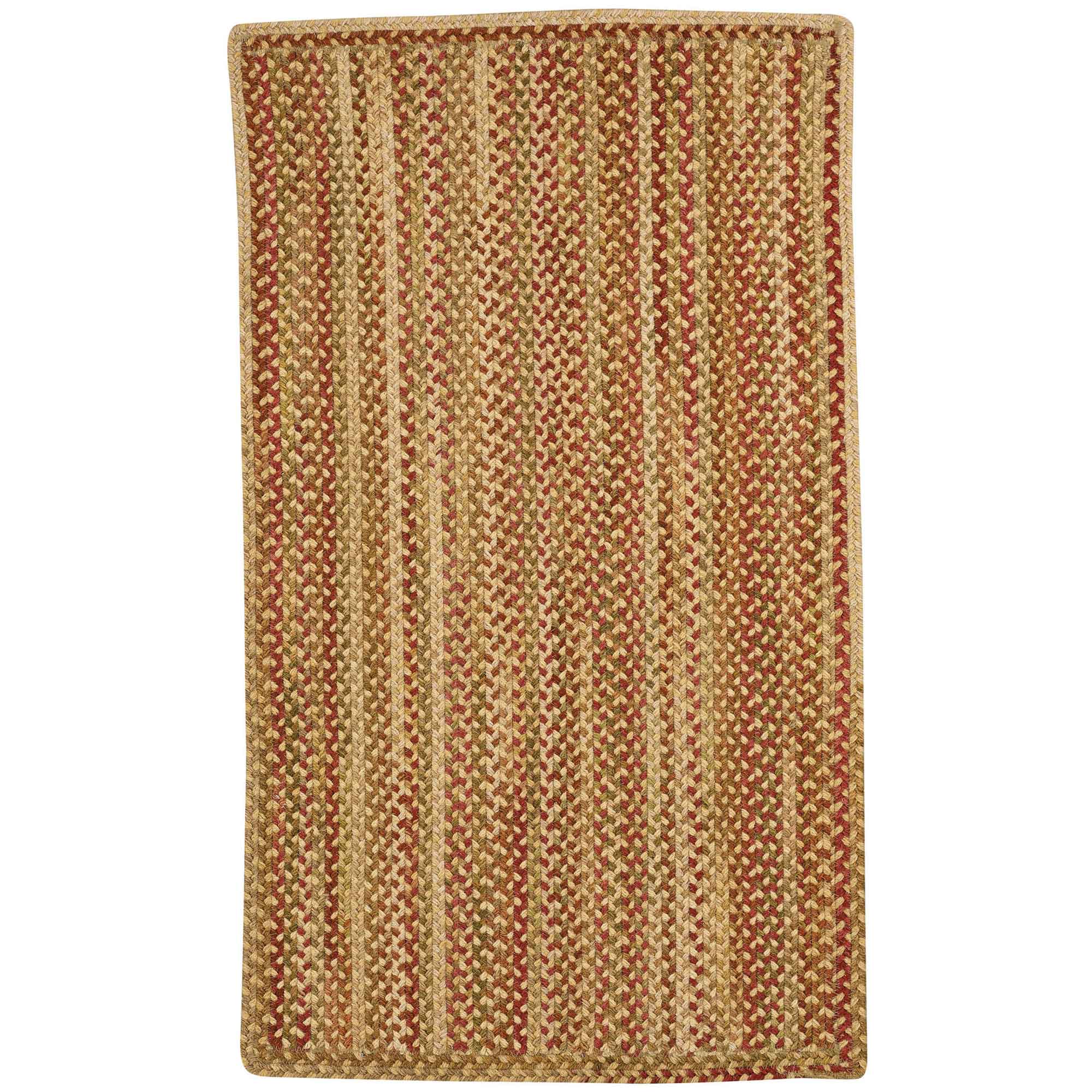 Homecoming Wheatfield Braided Rug Vertical Stripe Rectangle image