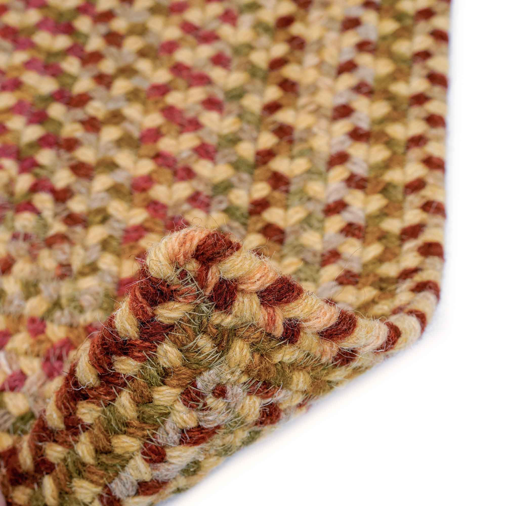 Homecoming Wheatfield Braided Rug Cross Sewn Rectangle image