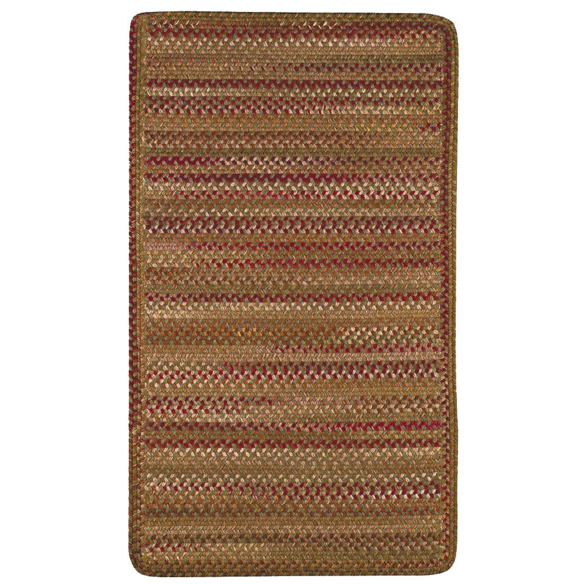 Homecoming Evergreen Braided Rug Cross Sewn Rectangle image