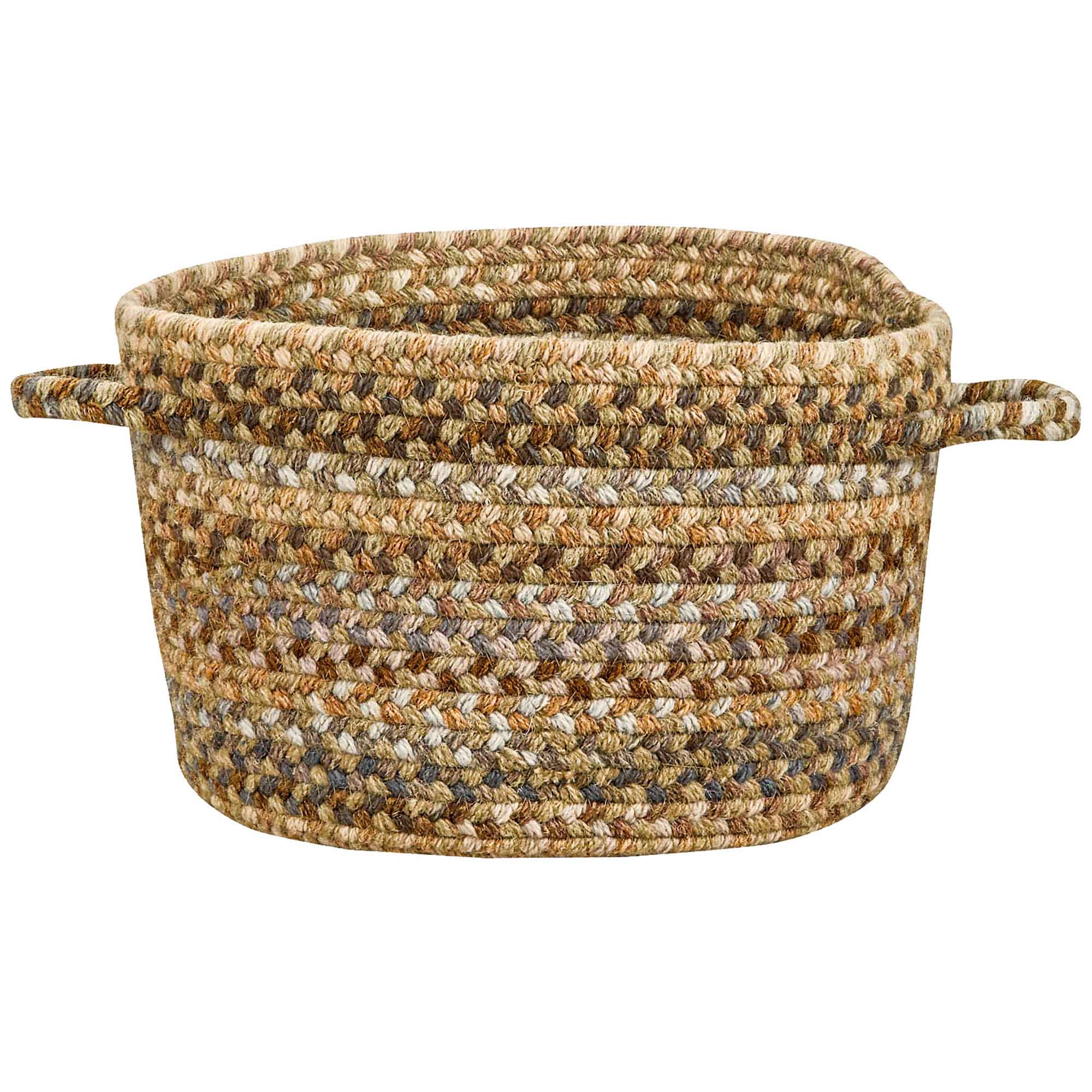 Homecoming River Rock Braided Rug Basket image