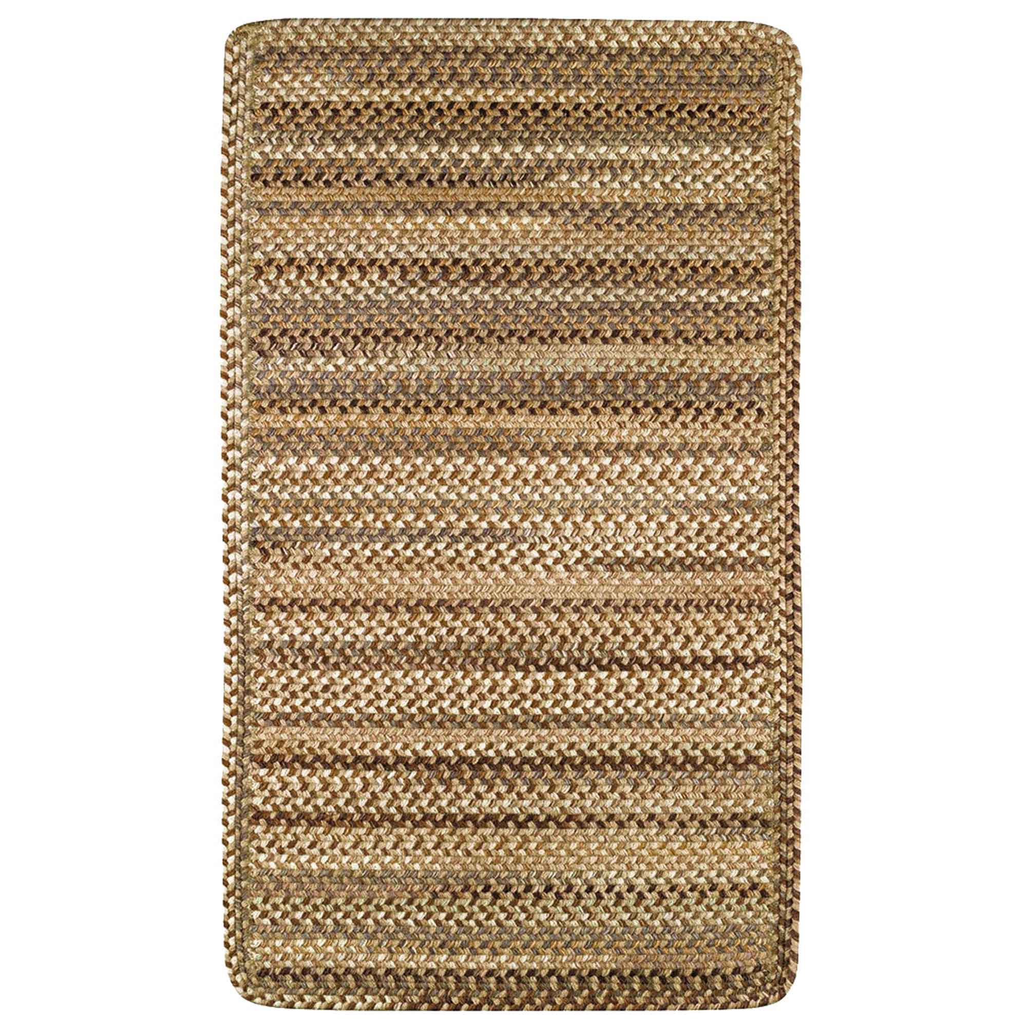 Homecoming River Rock Braided Rug Cross Sewn Rectangle image