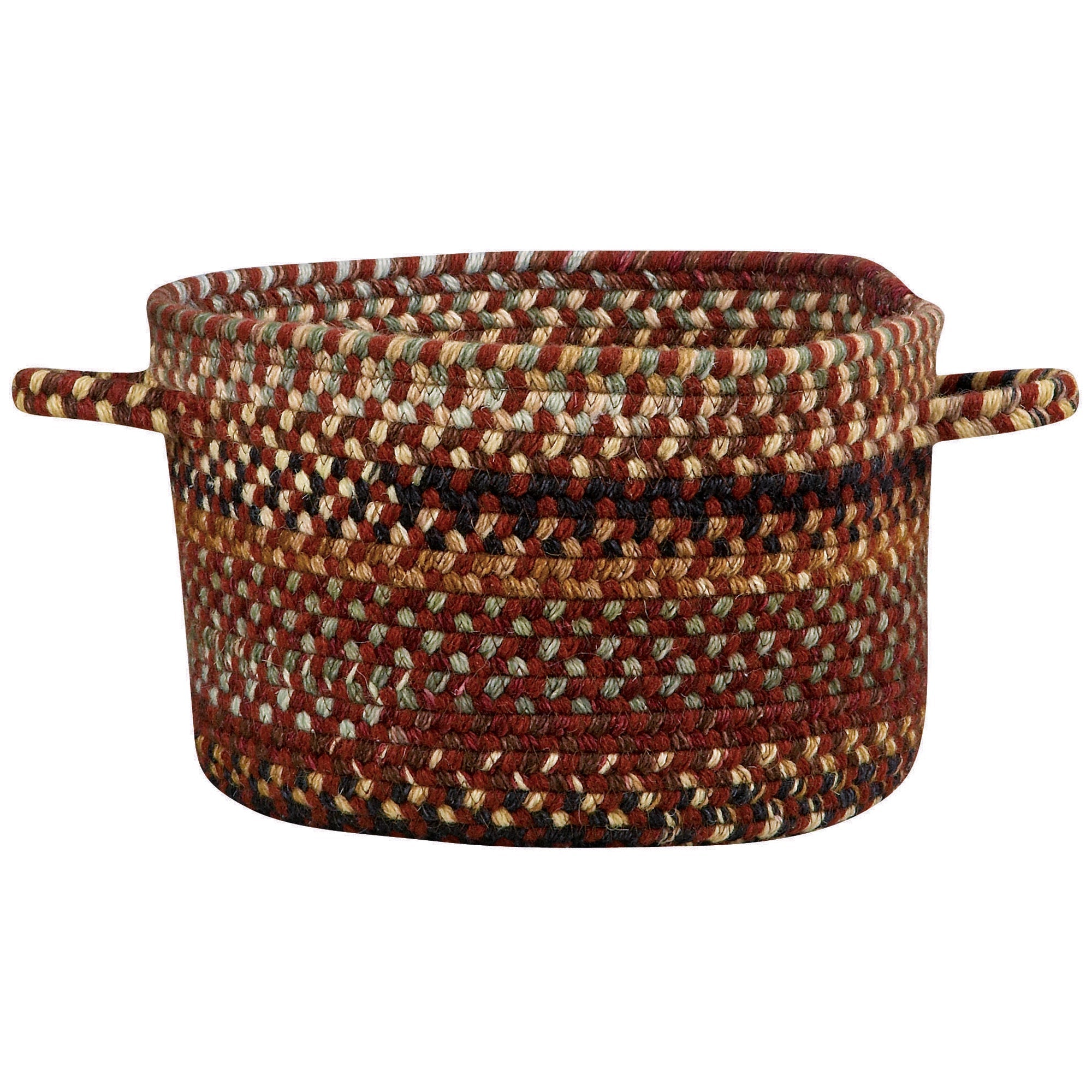 Gramercy Cinnabar Braided Rug Basket image