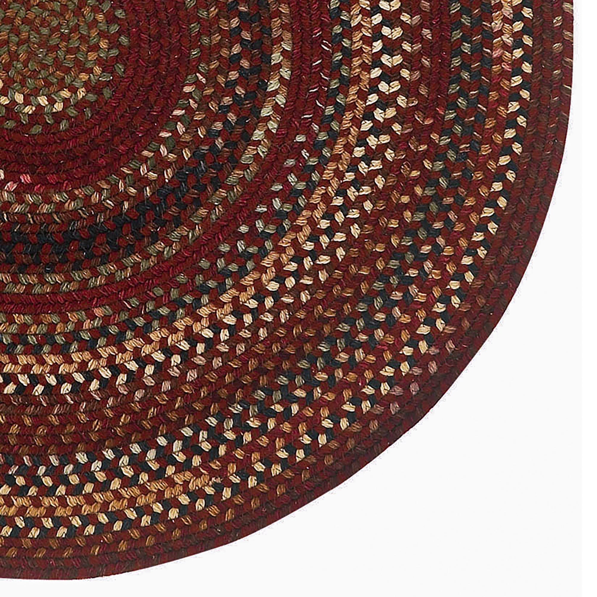 Gramercy Cinnabar Braided Rug Round image