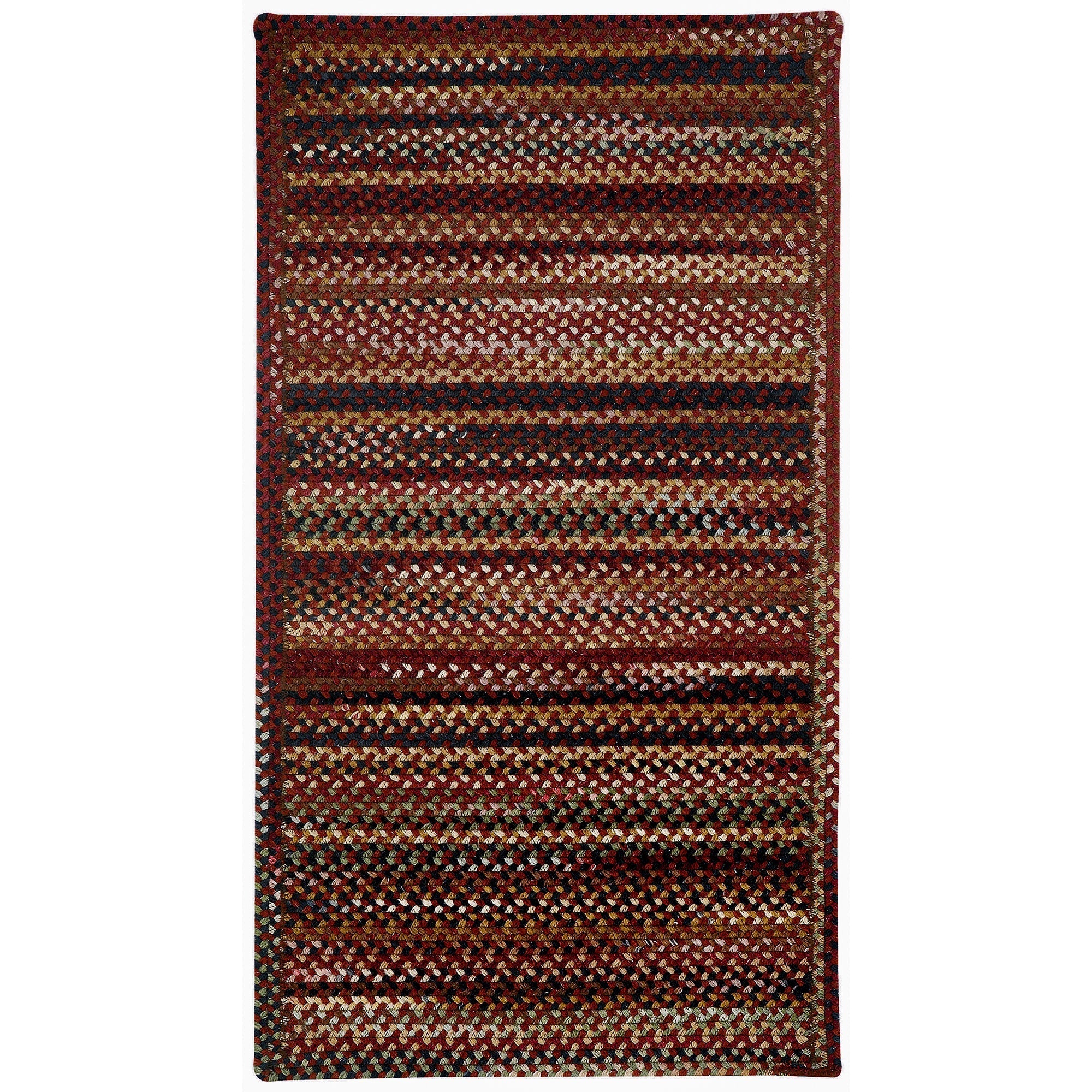 Gramercy Cinnabar Braided Rug Cross Sewn Rectangle image