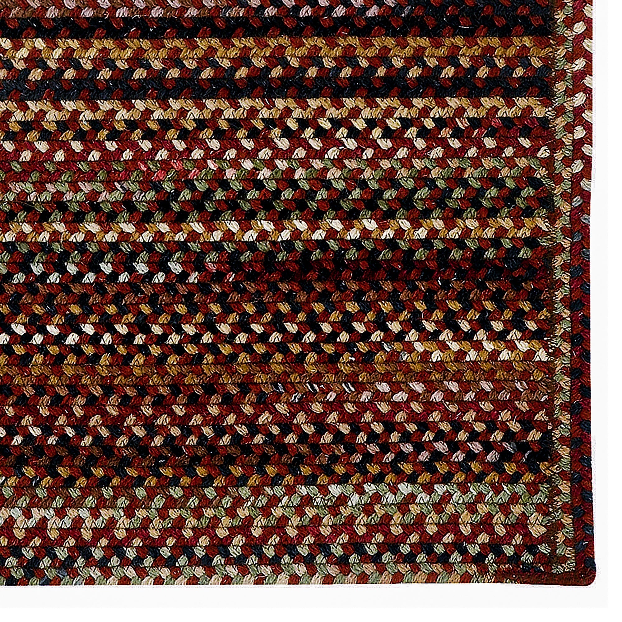 Gramercy Cinnabar Braided Rug Cross Sewn Rectangle image