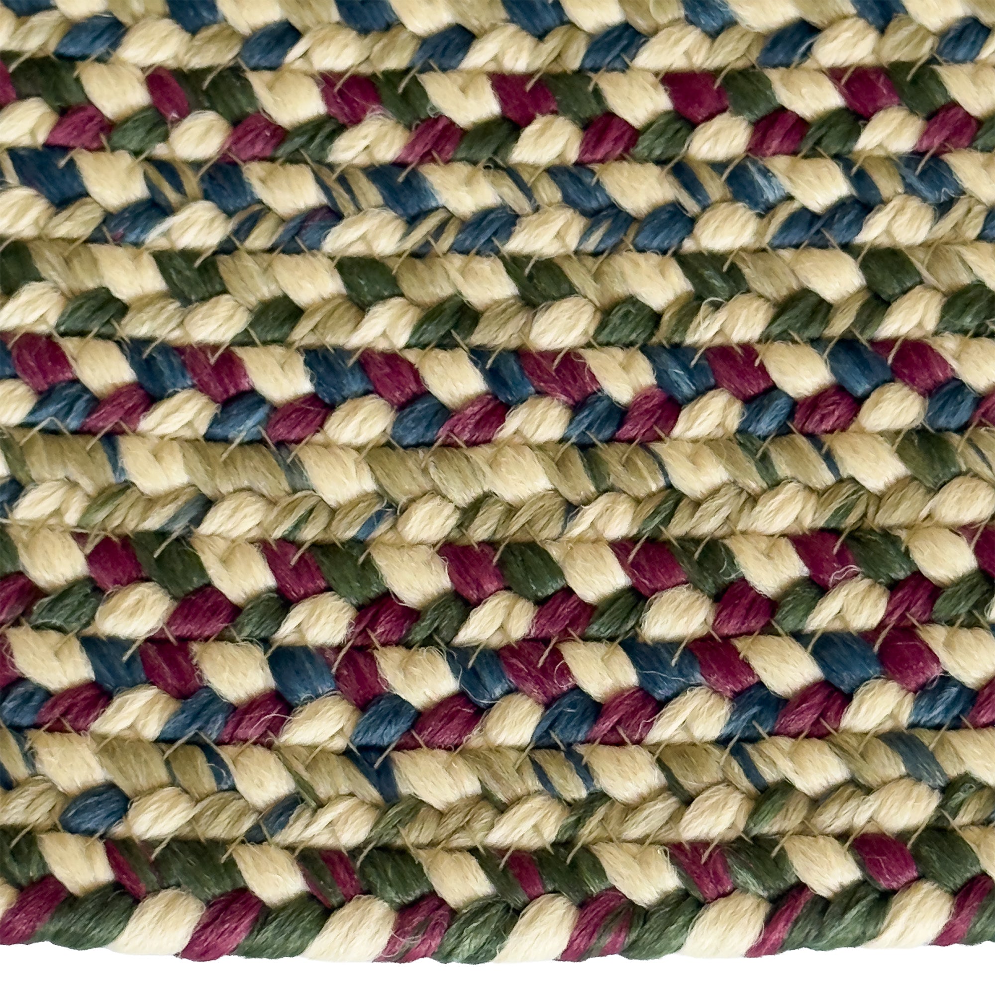 Beachwood Linen Multi Braided Rug Oval image