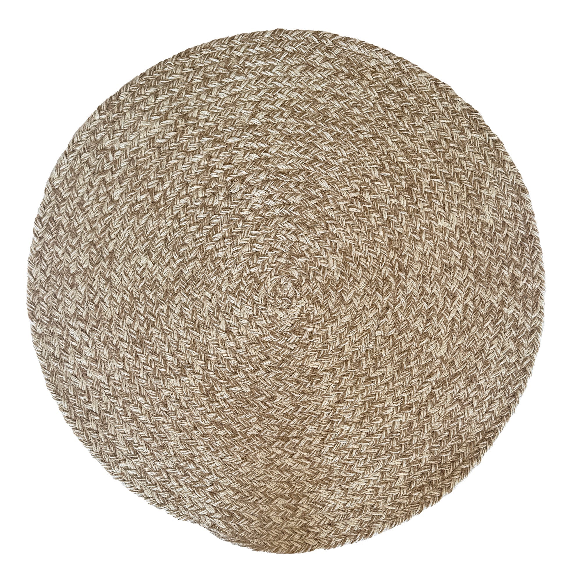 Terra Harvest Wheat Braided Rug Round image