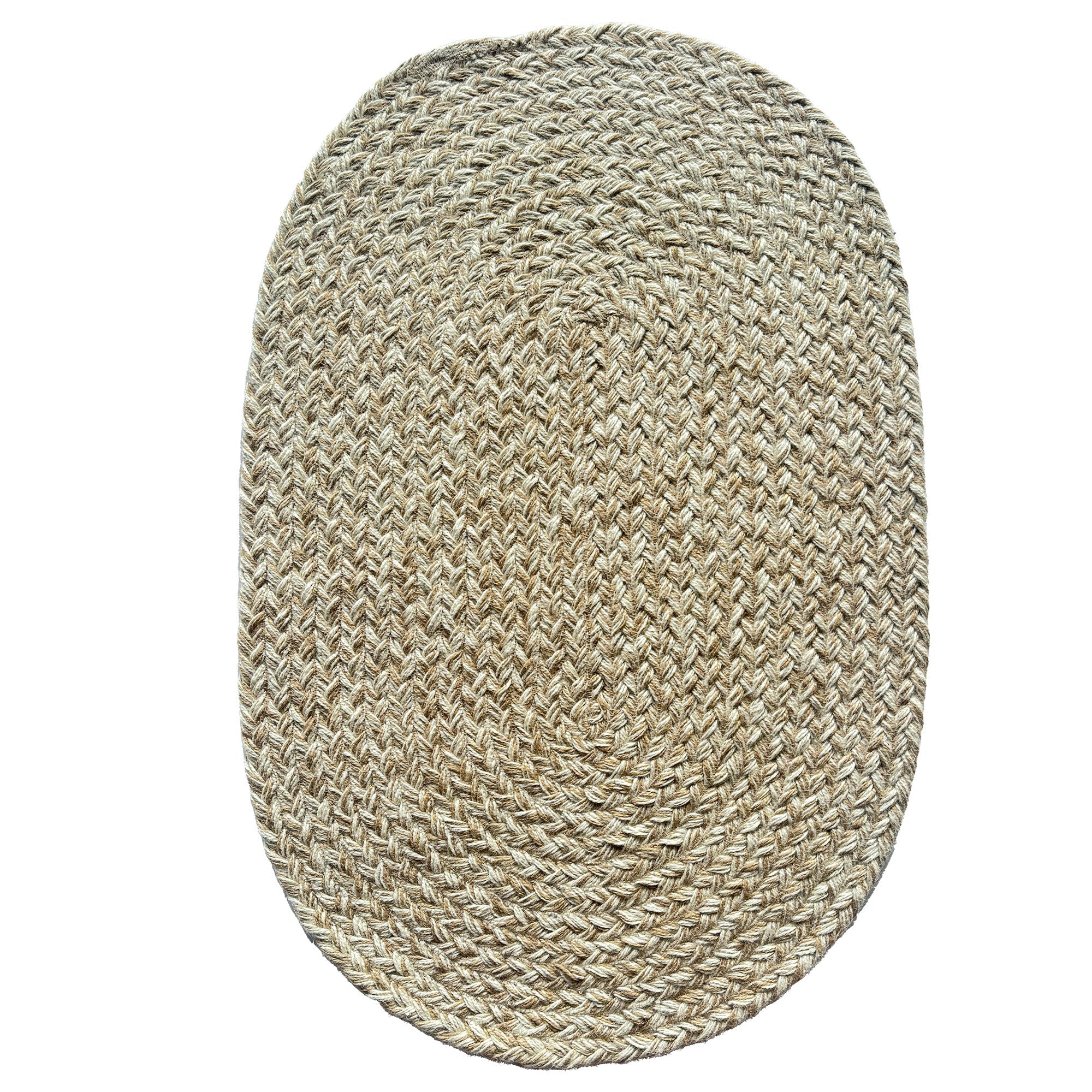 Terra Harvest Wheat Braided Rug Oval image