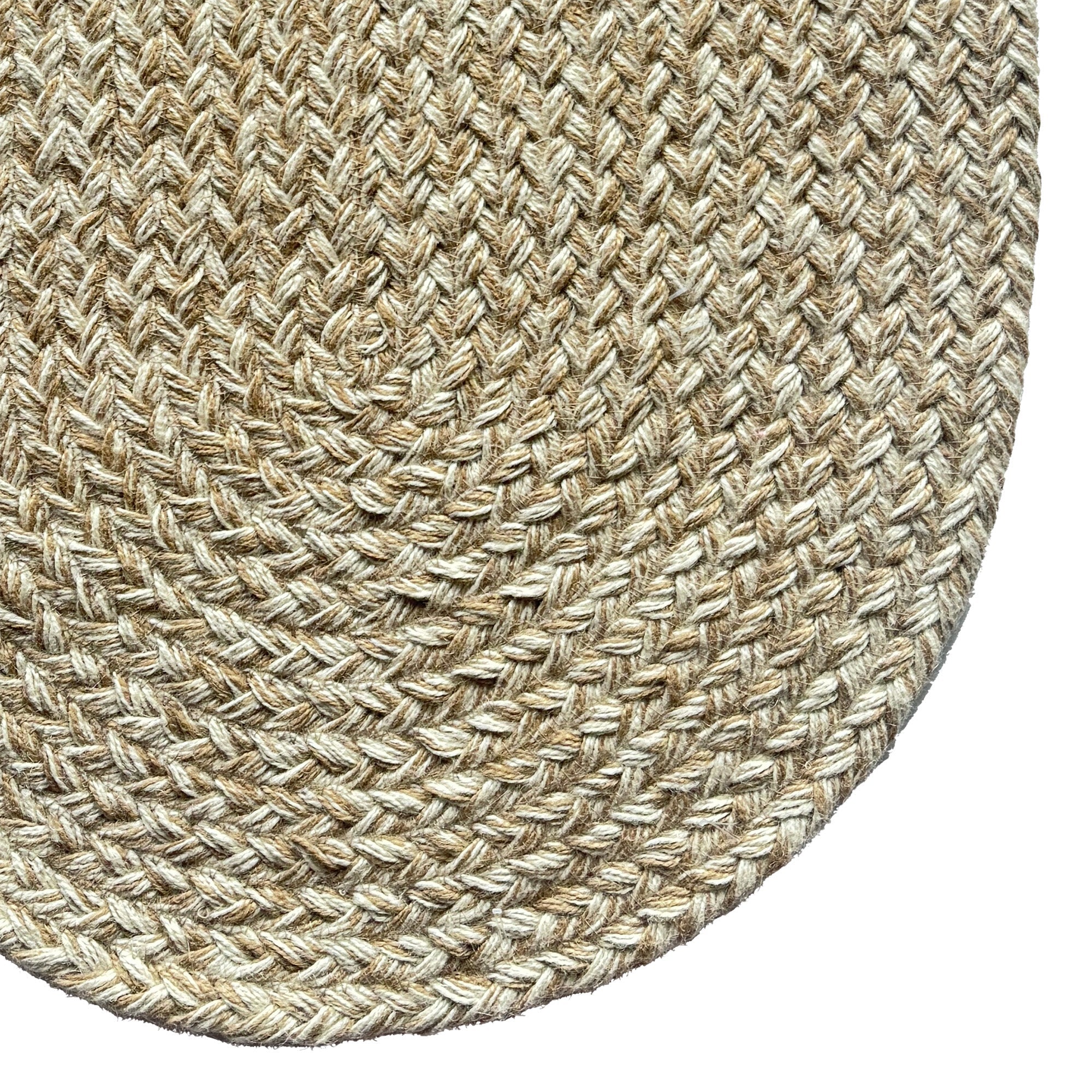 Terra Harvest Wheat Braided Rug Oval image