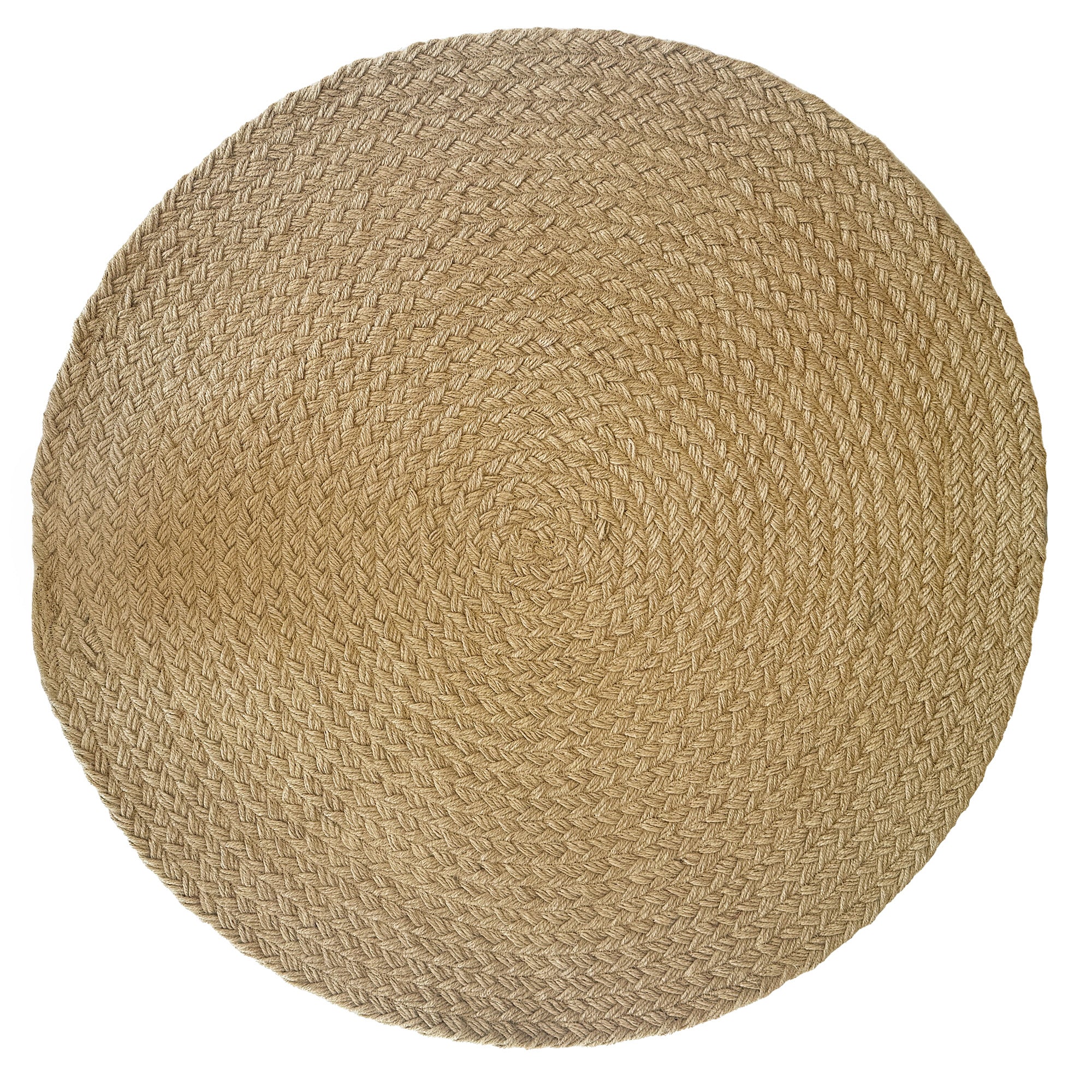 Terra Harvest Natural Braided Rug Round image