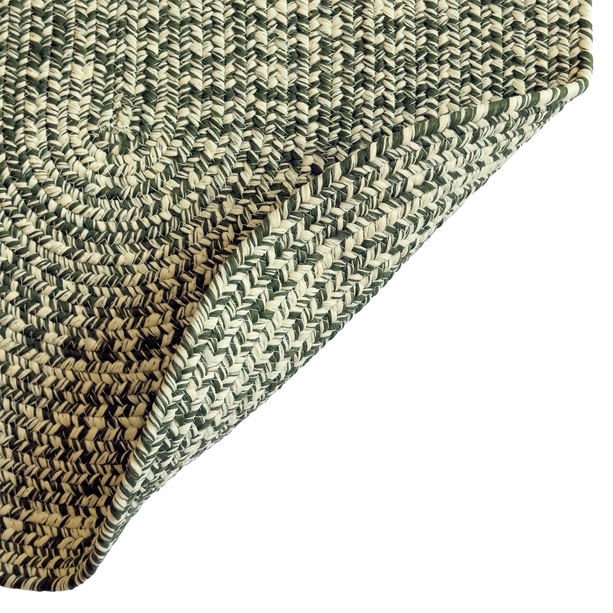 Beach Barn Tweed Seaweed Braided Rug Oval image