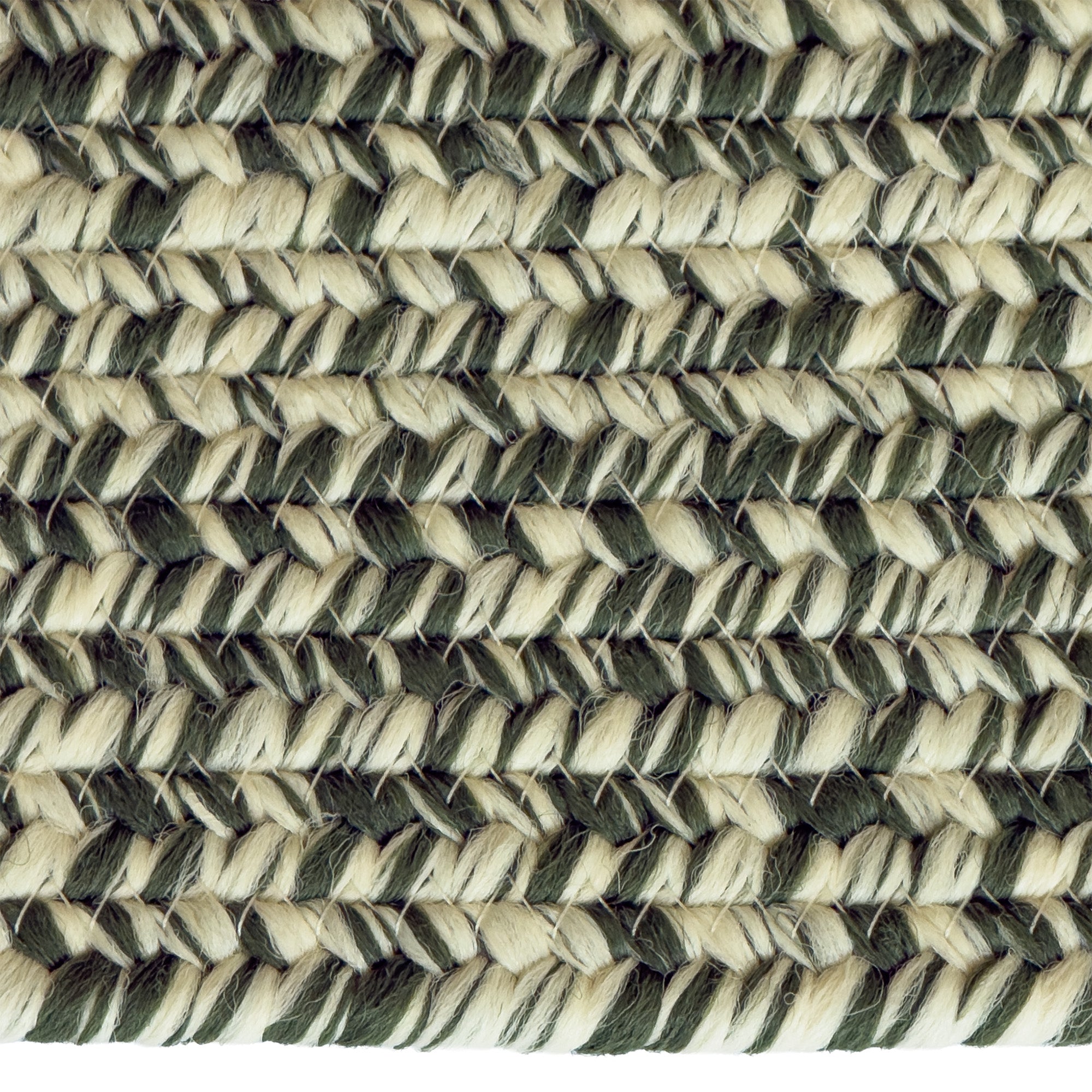 Beach Barn Tweed Seaweed Braided Rug Oval image
