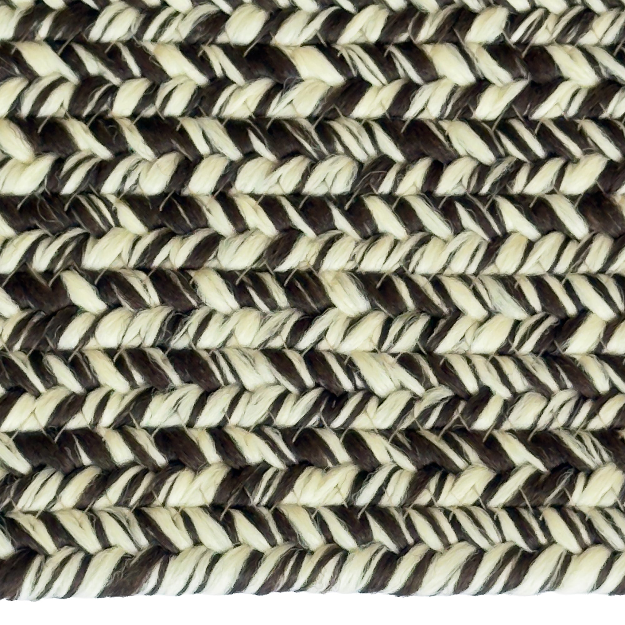 Beach Barn Tweed Driftwood Braided Rug Oval image