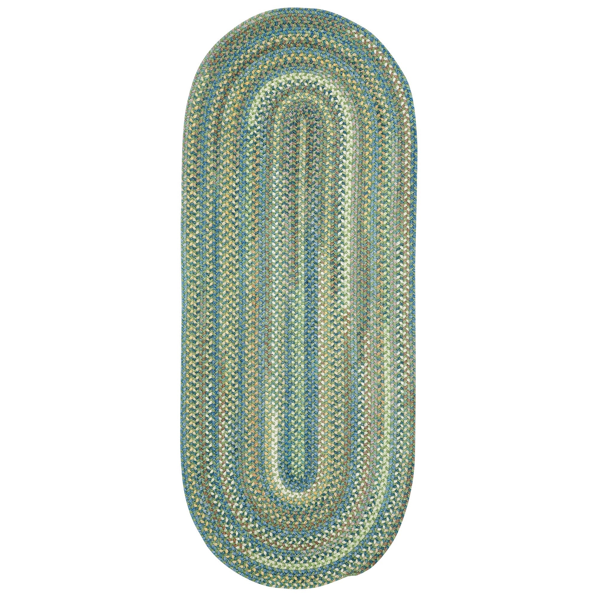 American Legacy Pine Forest Braided Rug Oval image