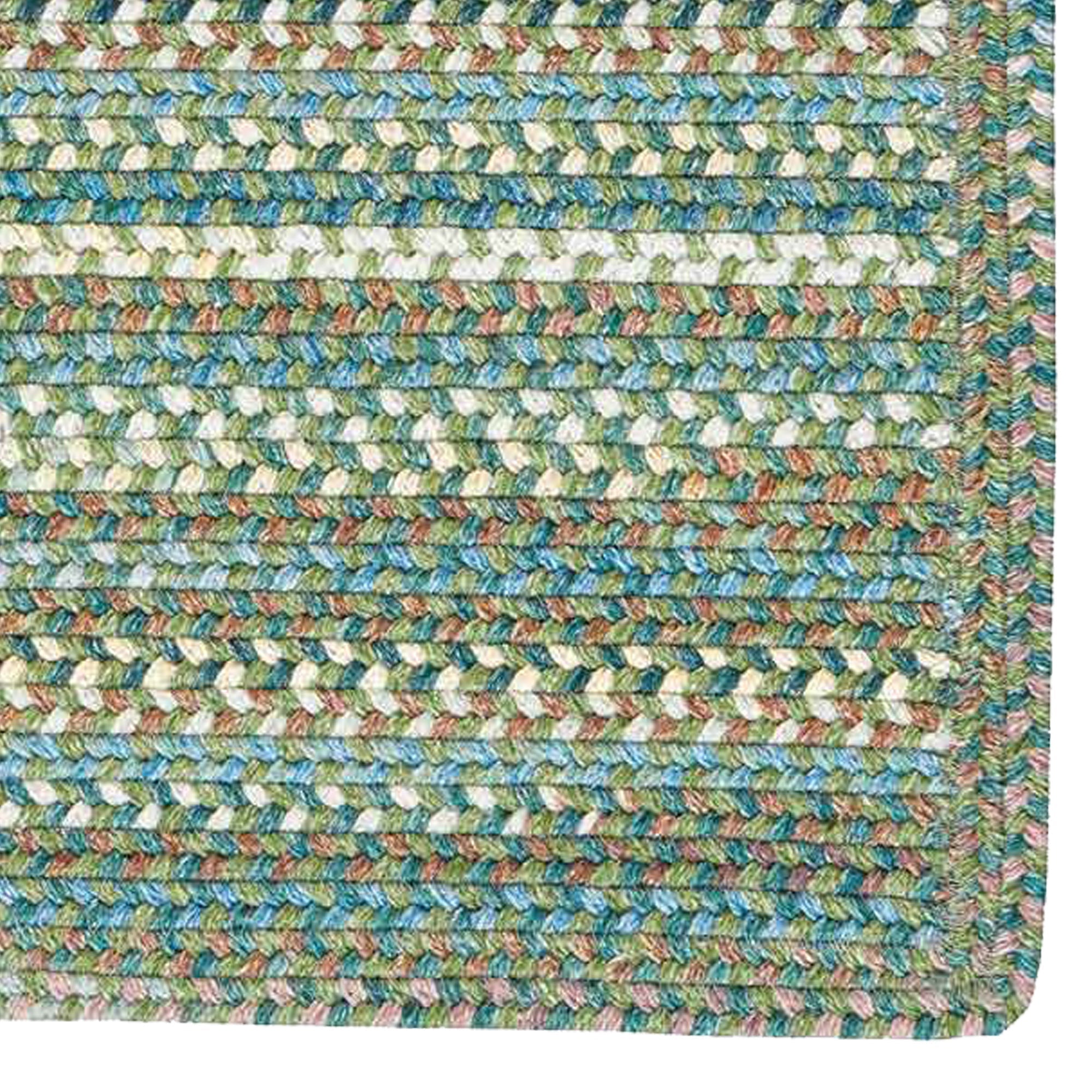 American Legacy Pine Forest Braided Rug Cross Sewn Rectangle image