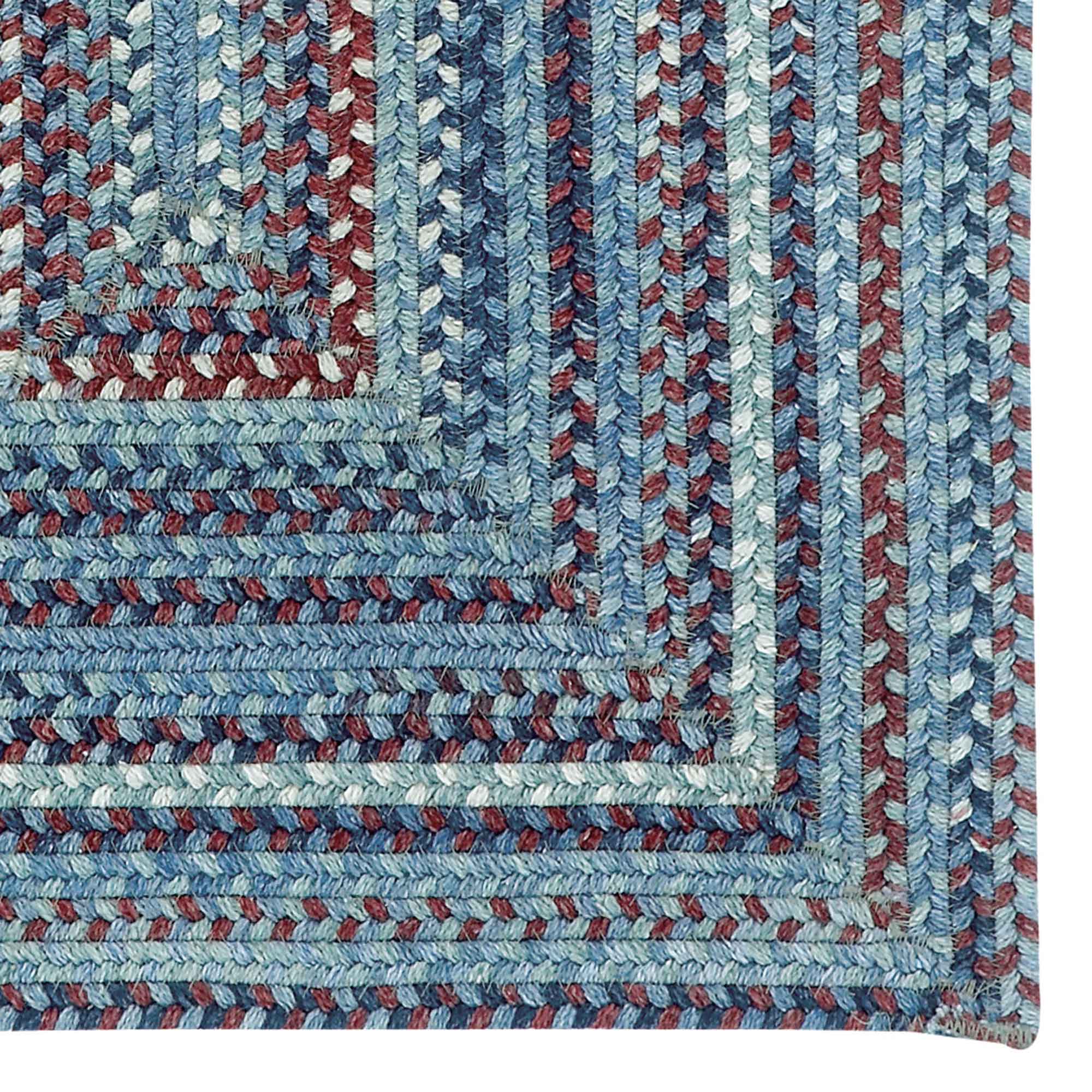 American Legacy Old Glory Braided Rug Concentric Rectangle image