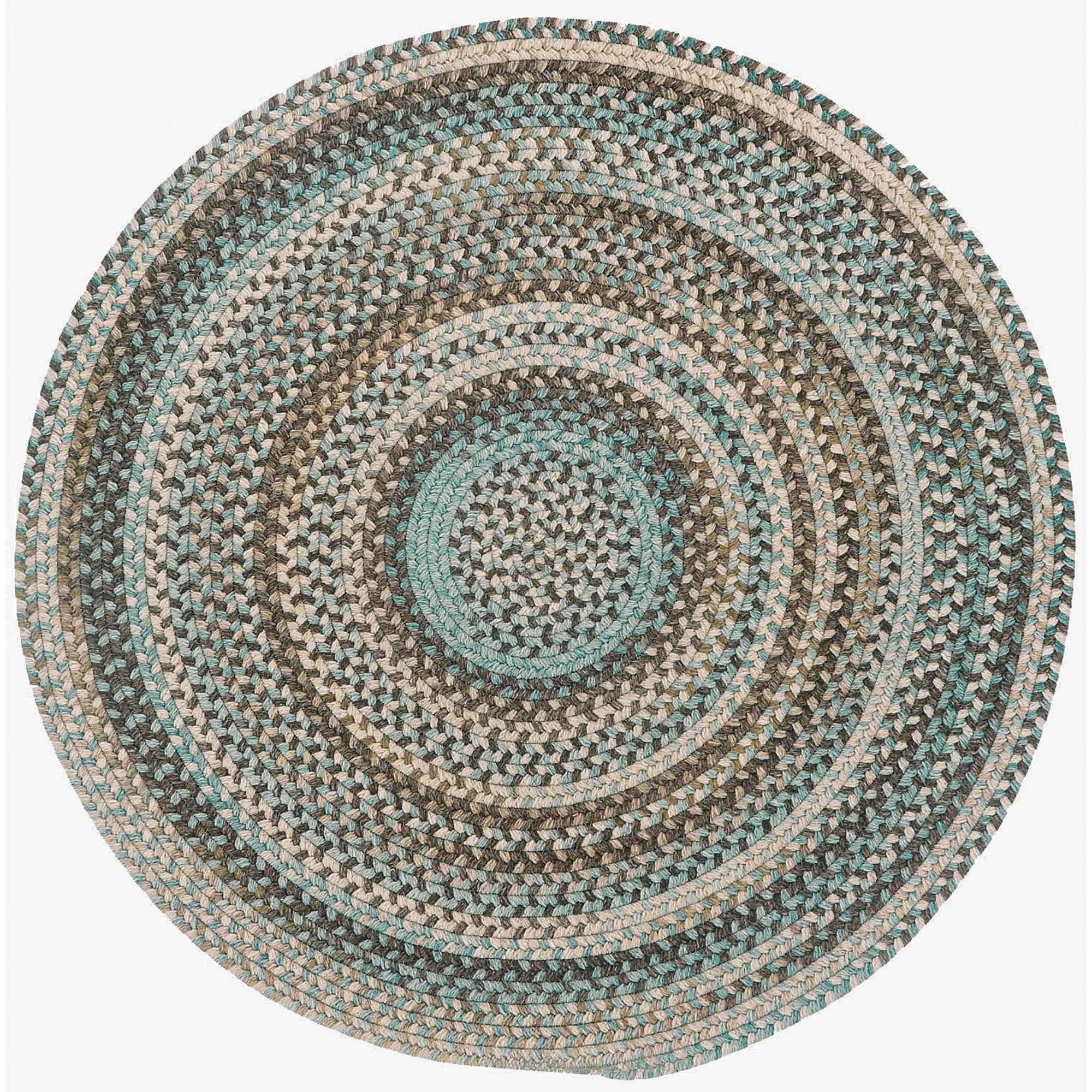 American Legacy Prairie Braided Rug Round image