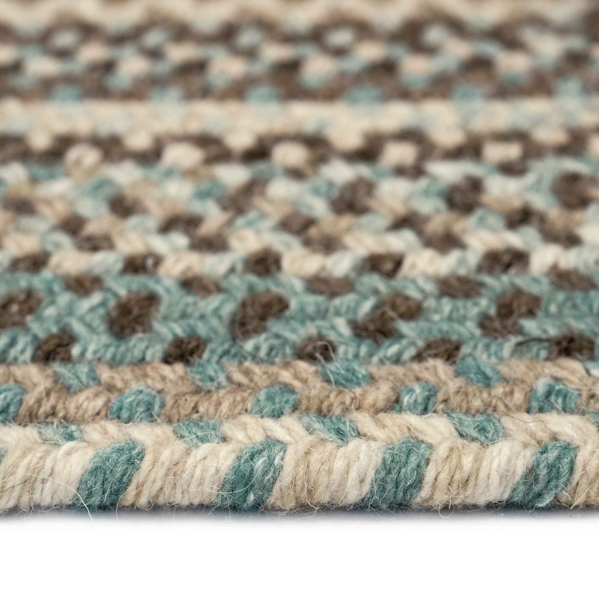 American Legacy Prairie Braided Rug Round image