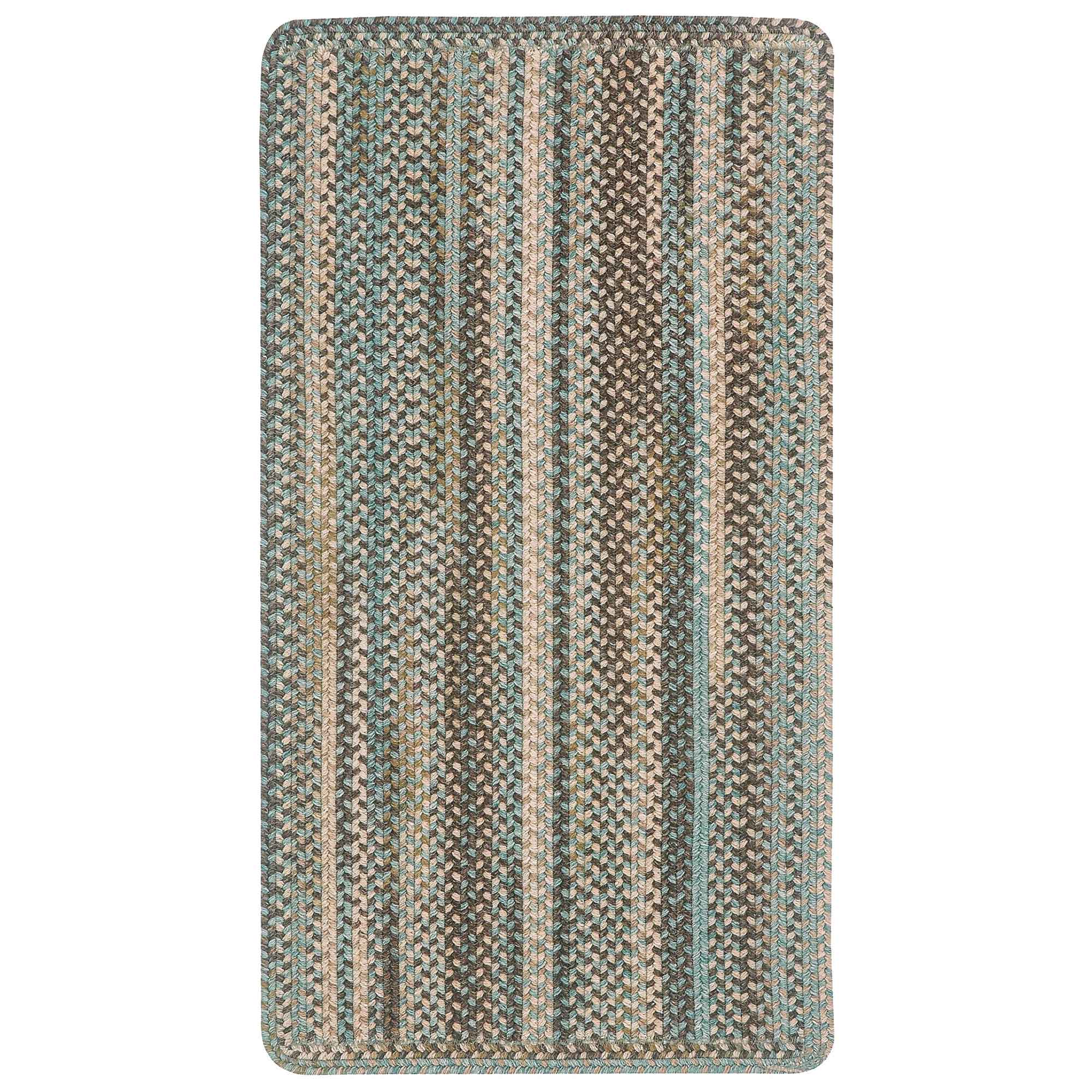 American Legacy Prairie Braided Rug Vertical Stripe Rectangle image