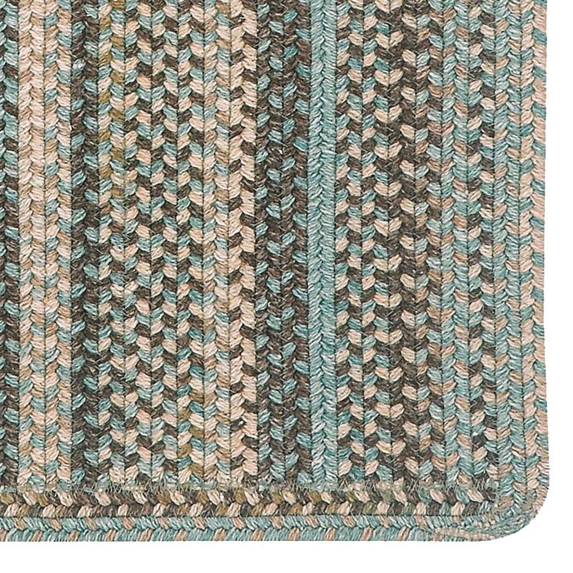 American Legacy Prairie Braided Rug Vertical Stripe Rectangle image