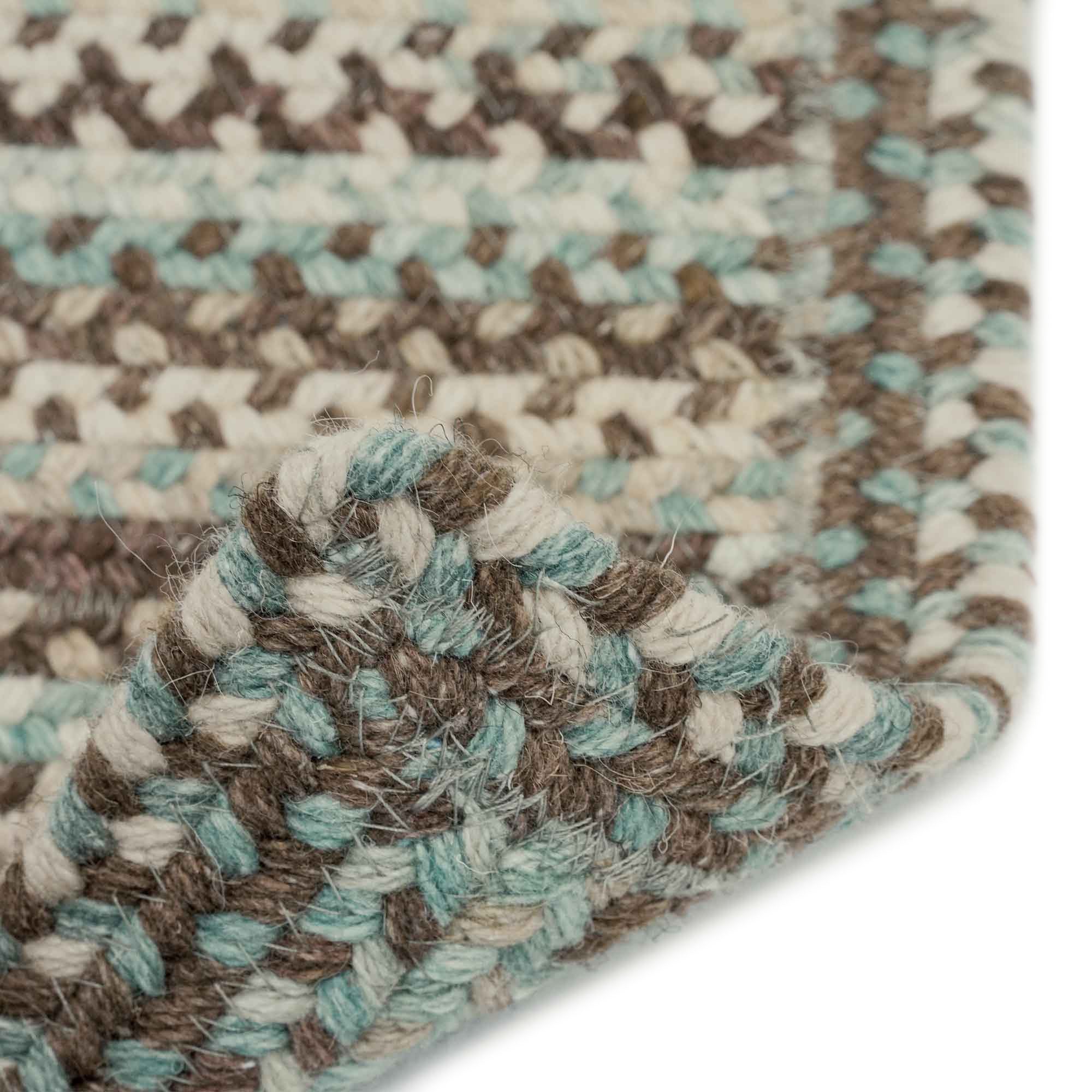 American Legacy Prairie Braided Rug Cross Sewn Rectangle image