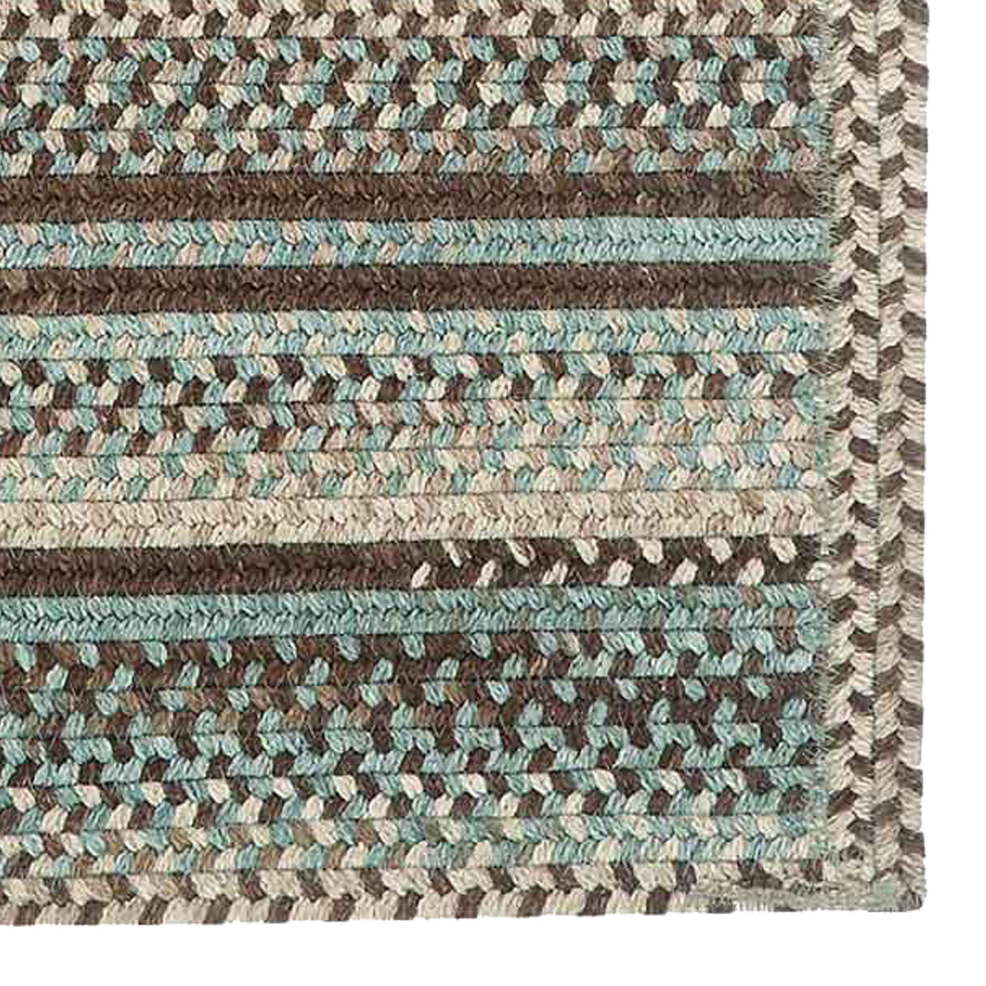 American Legacy Prairie Braided Rug Cross Sewn Rectangle image