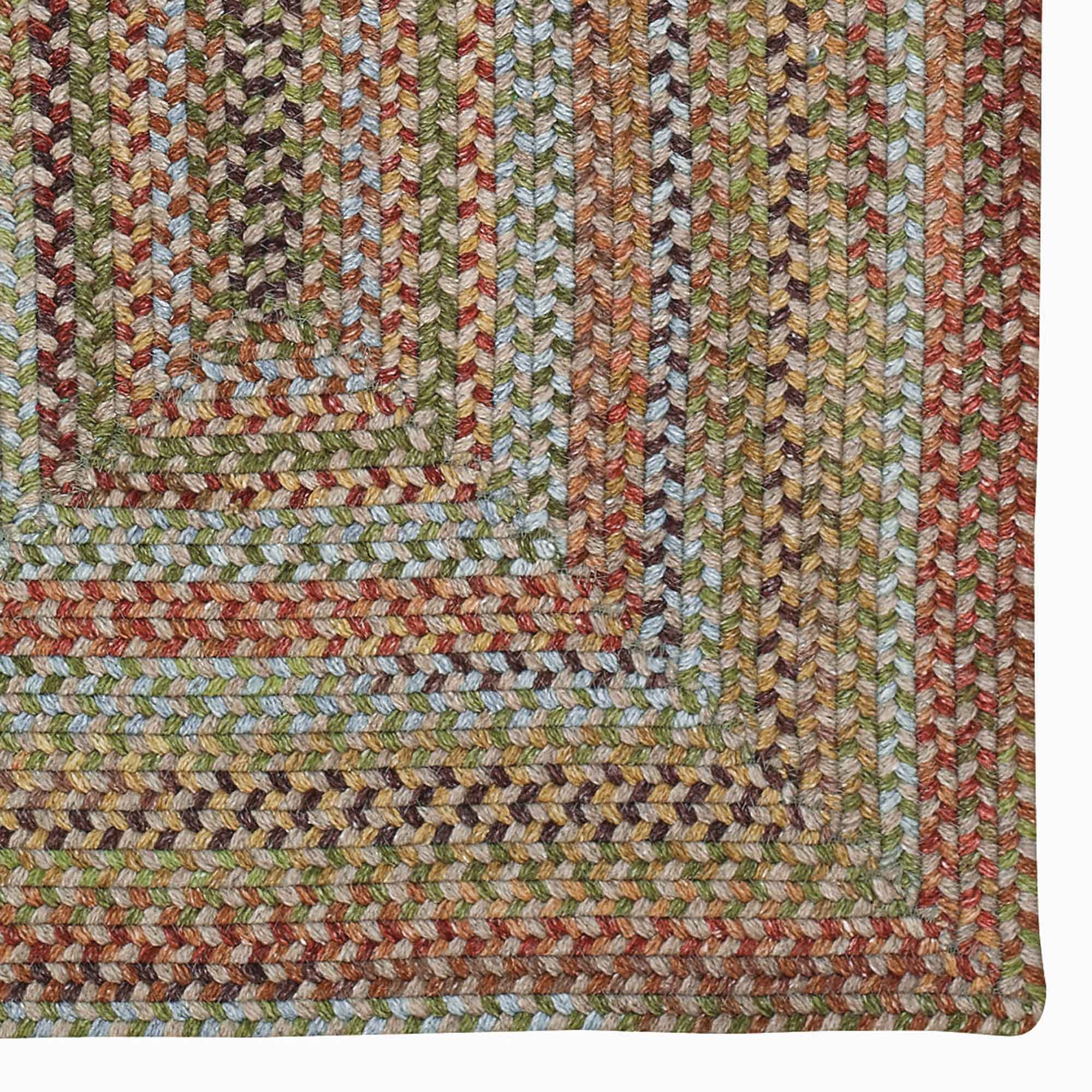 American Legacy Tuscan Braided Rug Concentric Rectangle image