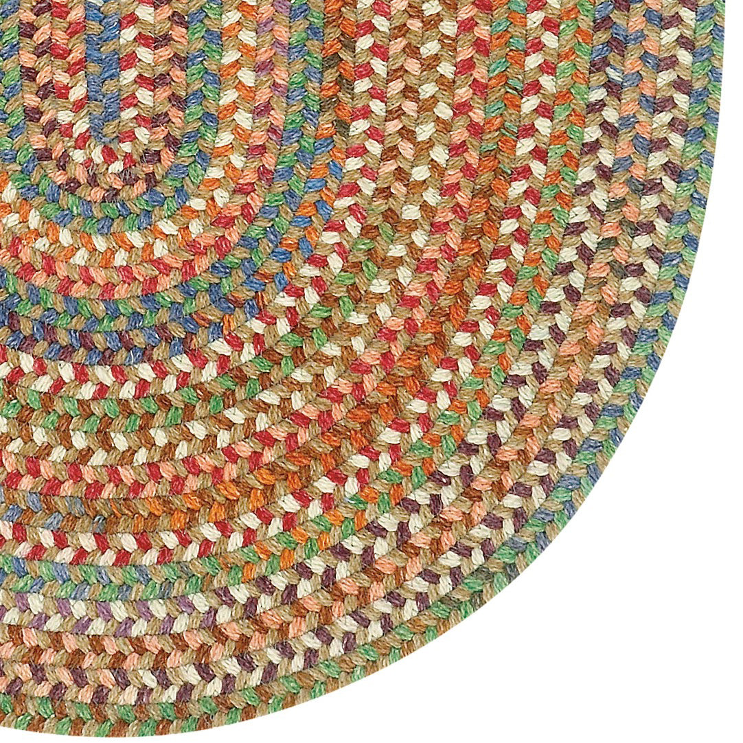 American Classic Cinnamon Braided Rug Oval image
