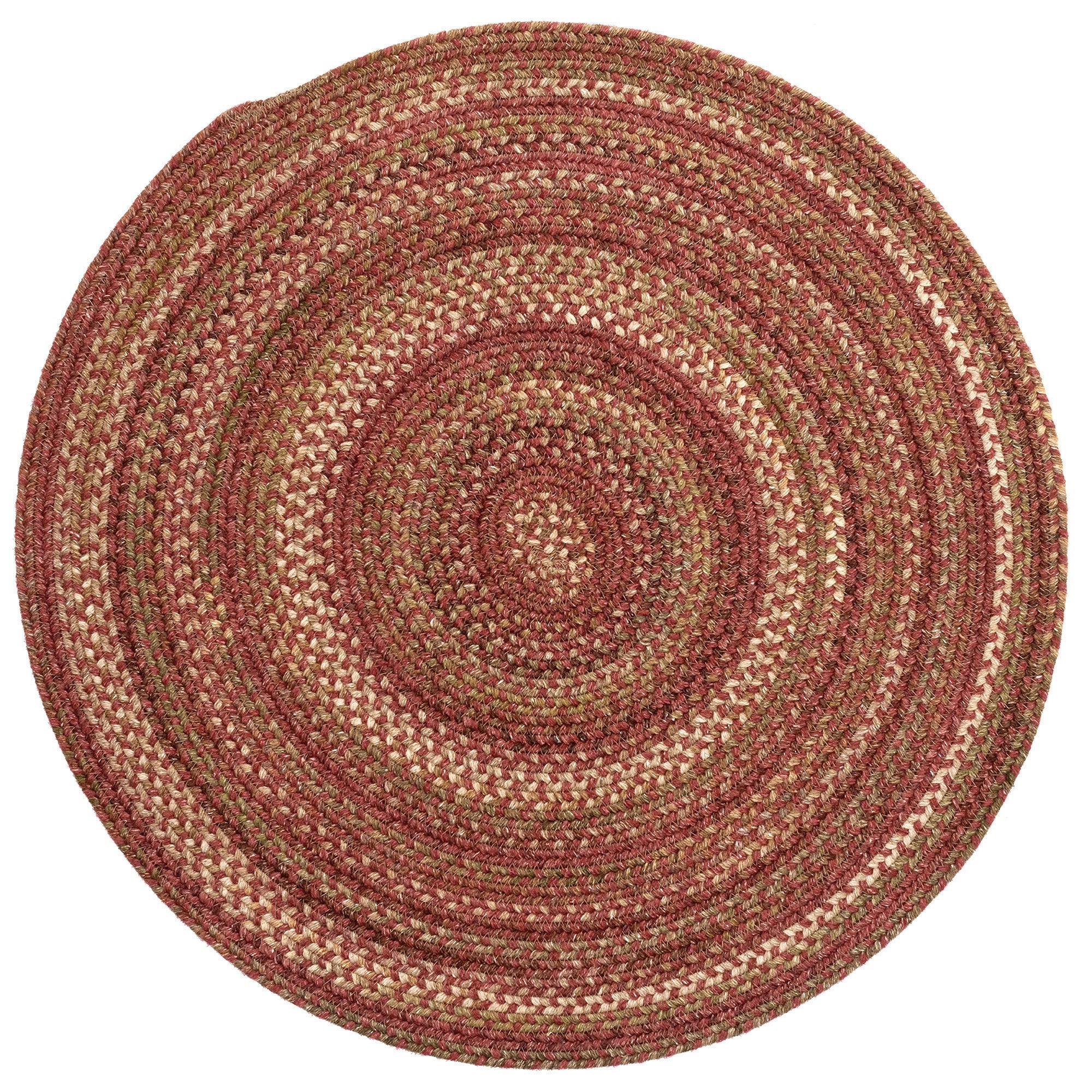 American Classic Spice Braided Rug Round image