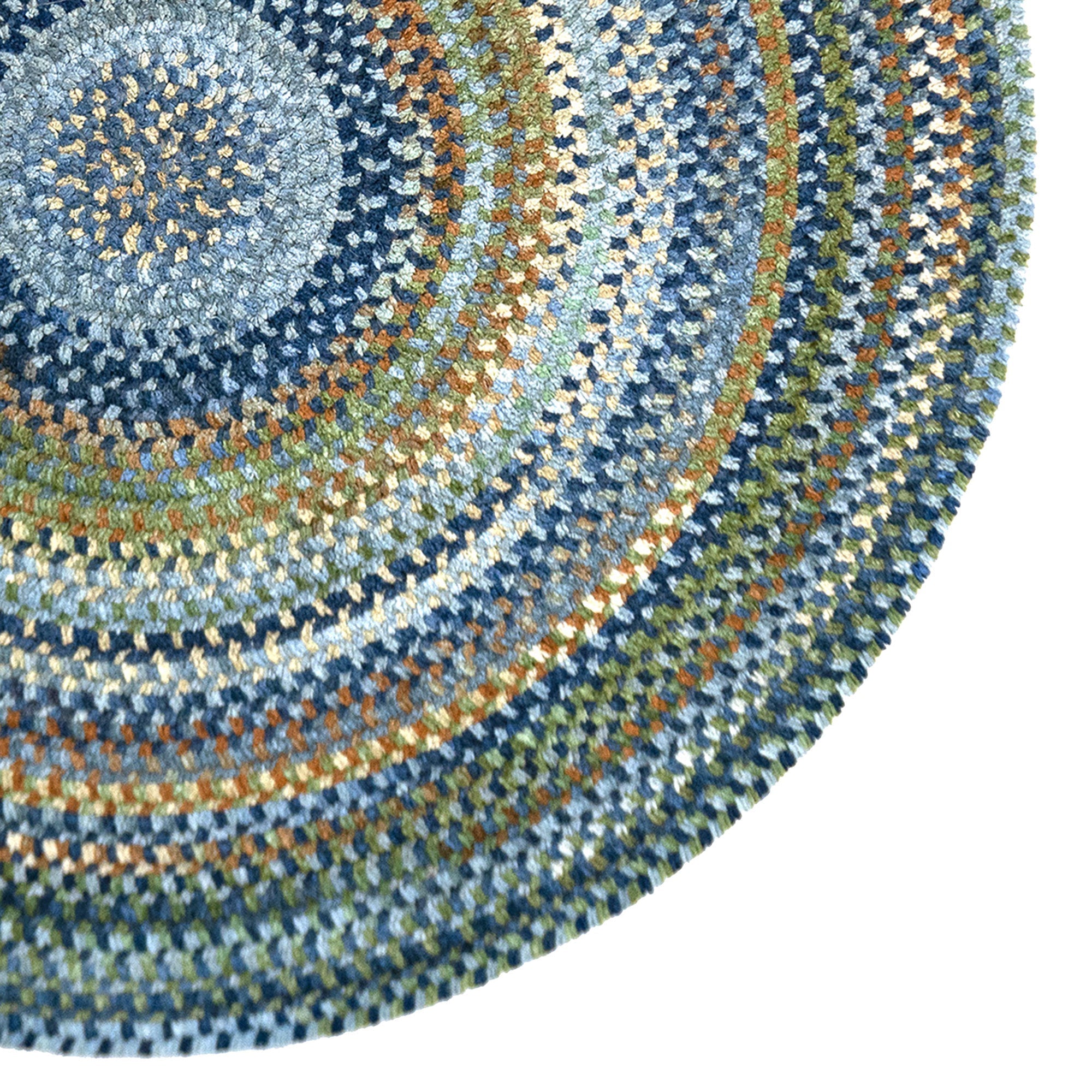 Cottonstone Ponds Edge Braided Rug Round image