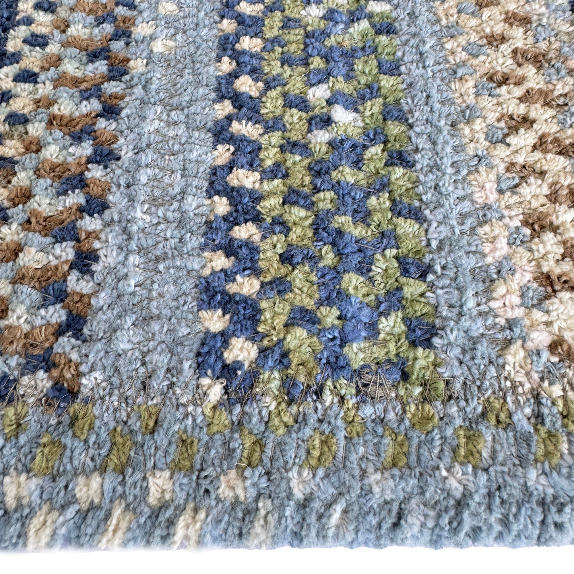 Cottonstone Ponds Edge Braided Rug Vertical Stripe Rectangle image