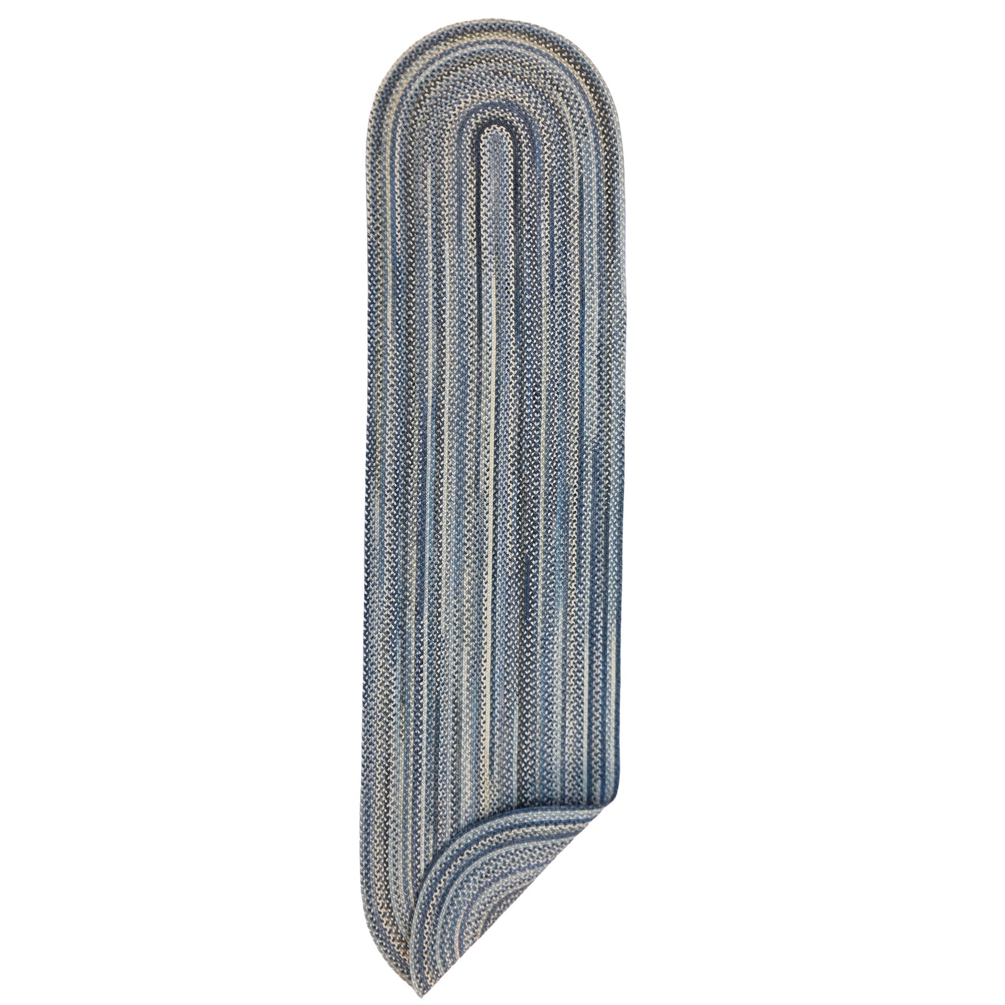 Uwharrie Ridge River Rock Braided Rug Oval image