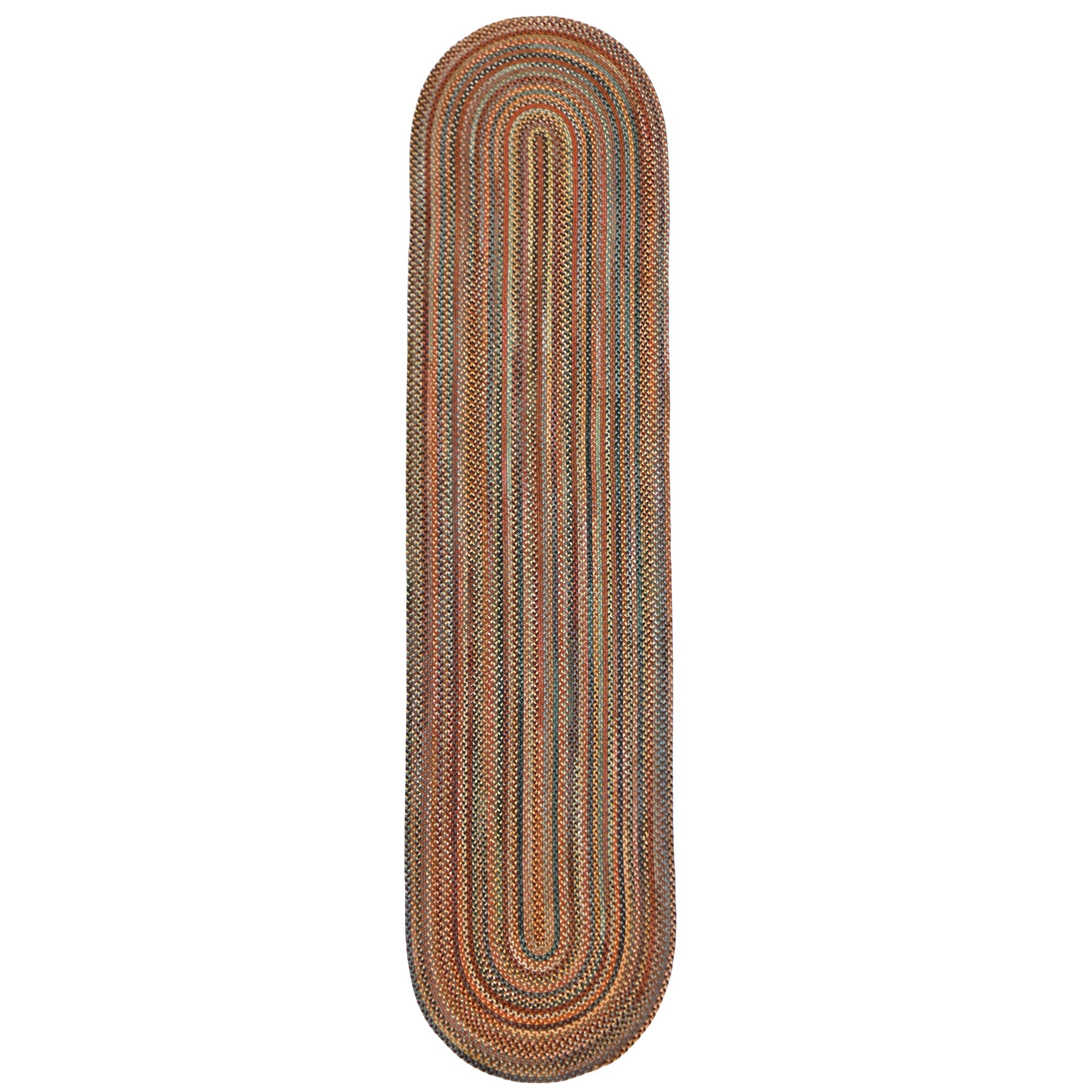 Uwharrie Ridge Autumn Braided Rug Oval image