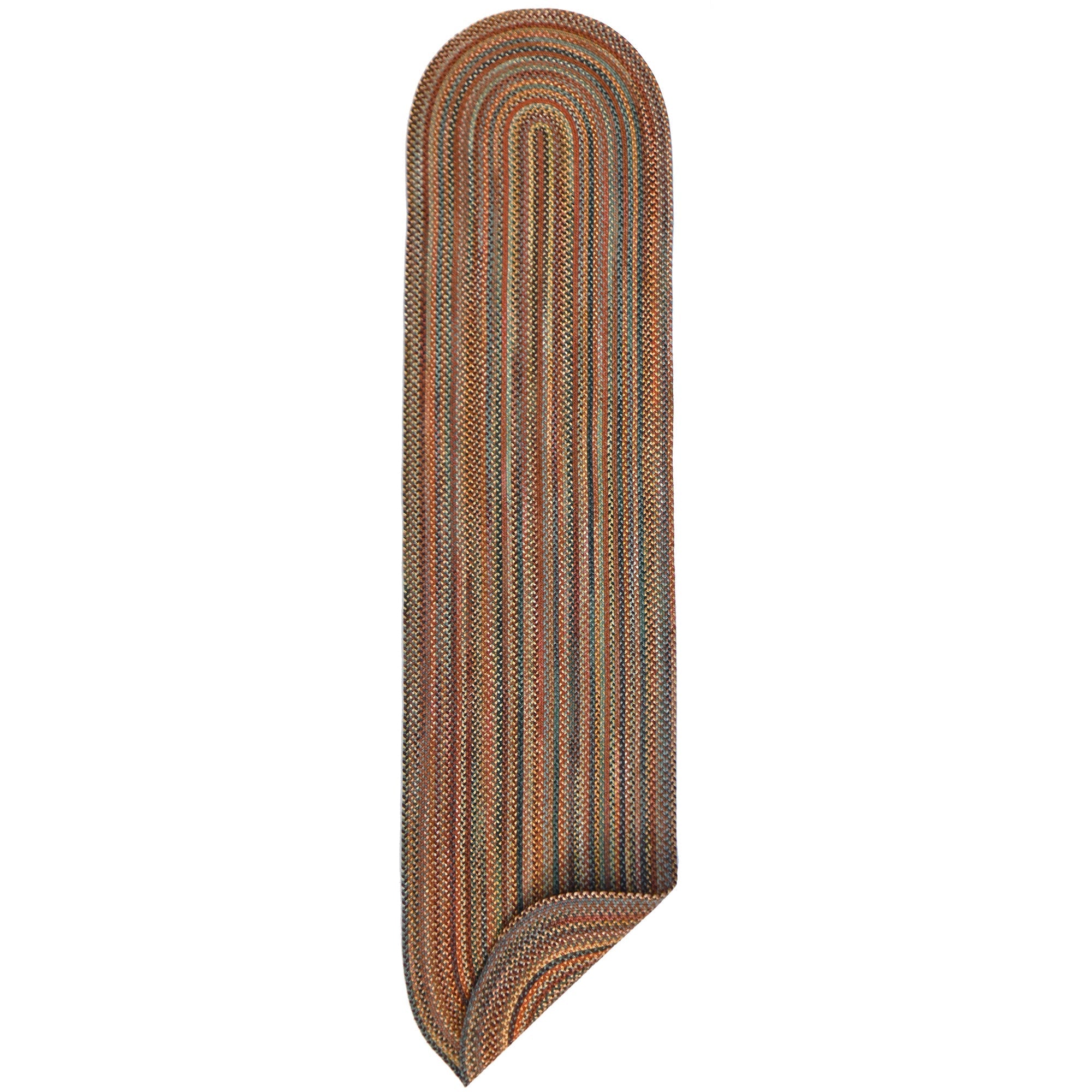 Uwharrie Ridge Autumn Braided Rug Oval image