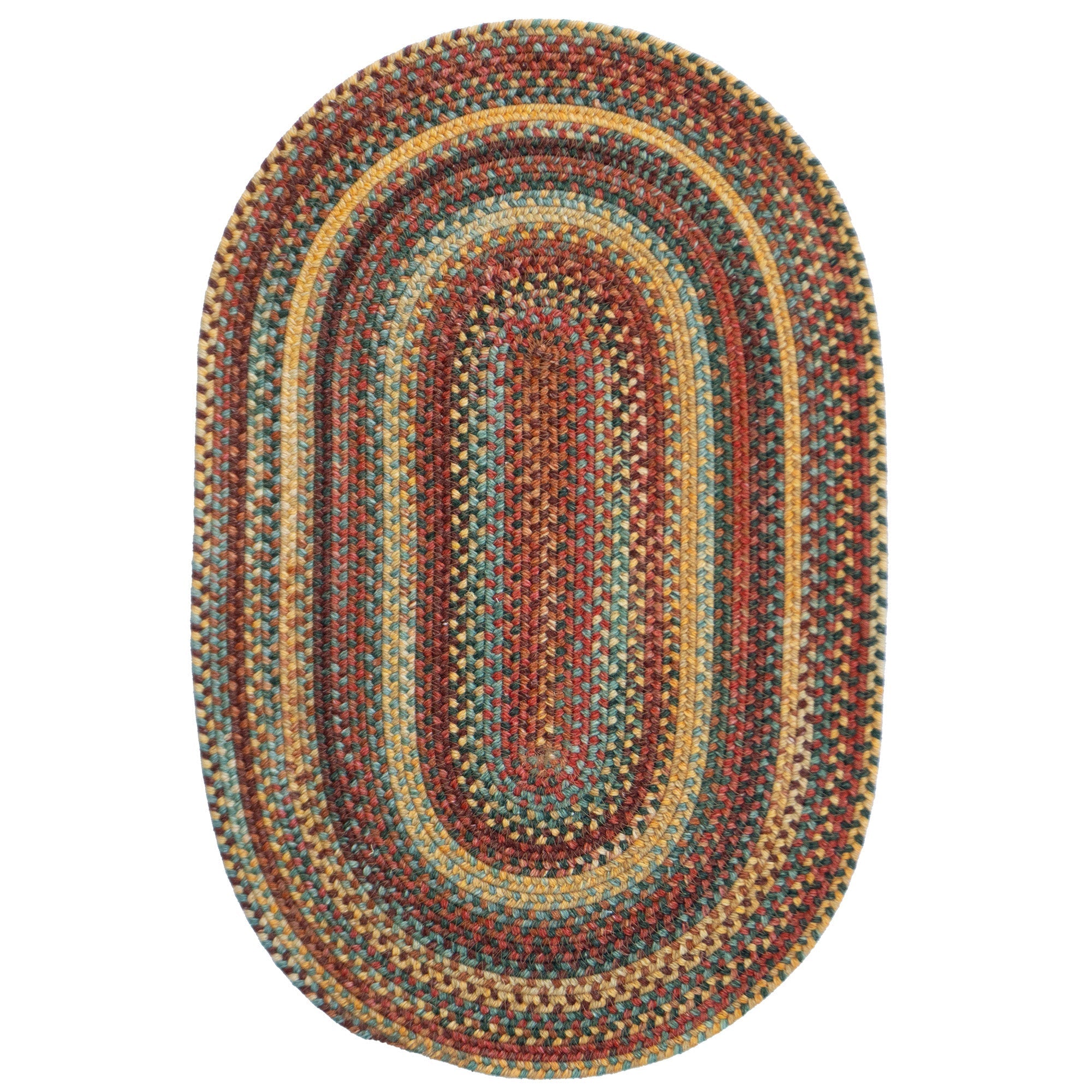 Uwharrie Ridge Autumn Braided Rug Oval image