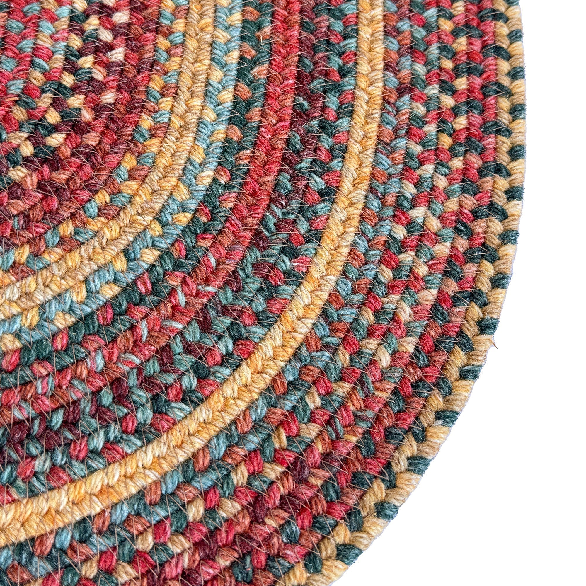 Uwharrie Ridge Autumn Braided Rug Oval image
