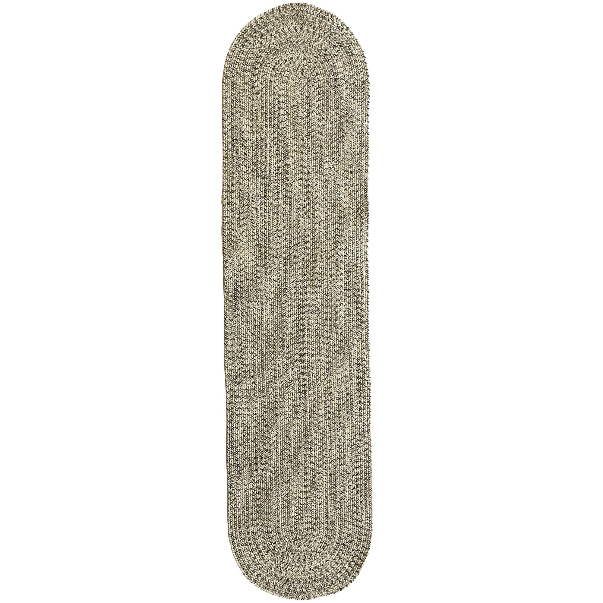 Dockside Driftwood Braided Rug Oval image