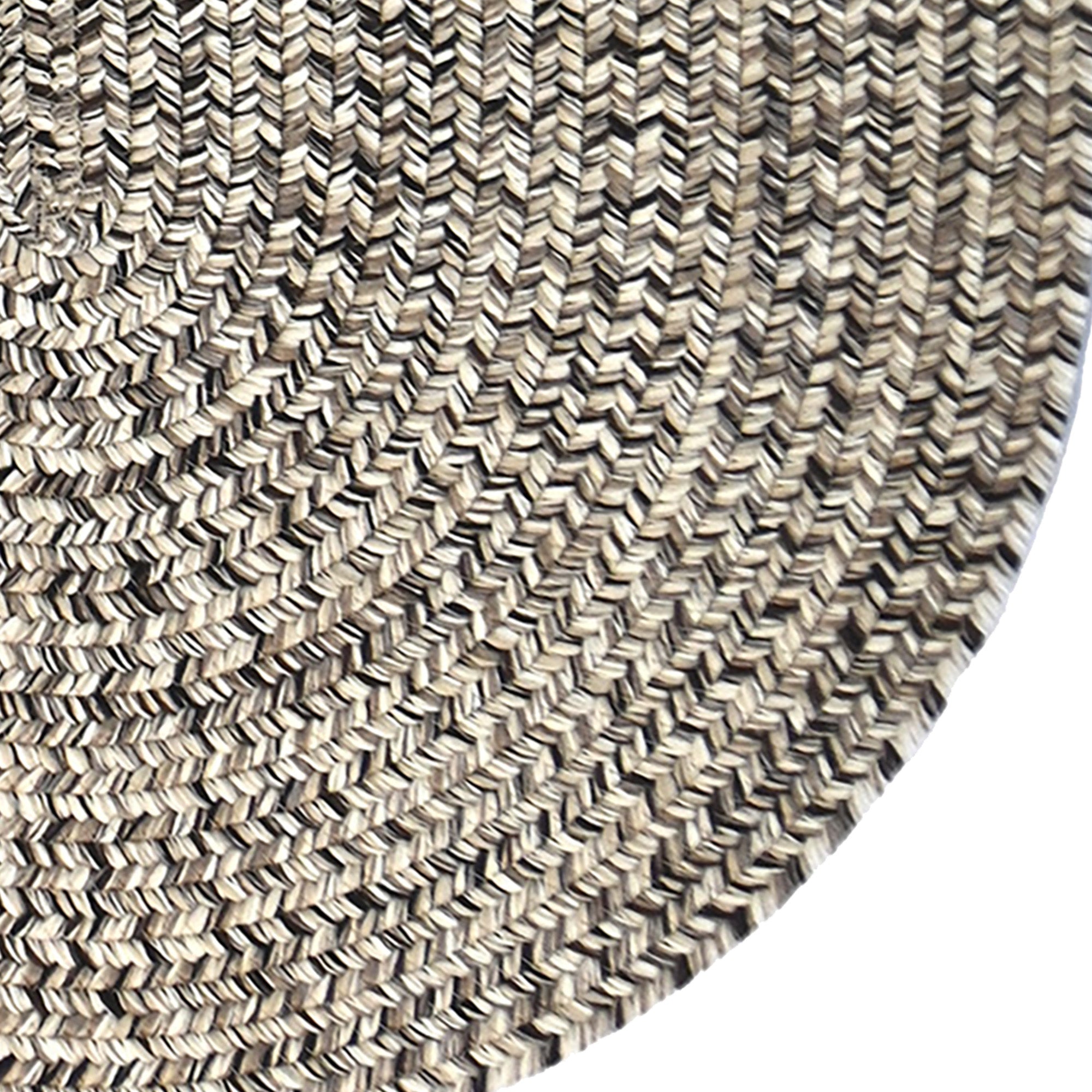 Dockside Driftwood Braided Rug Oval image