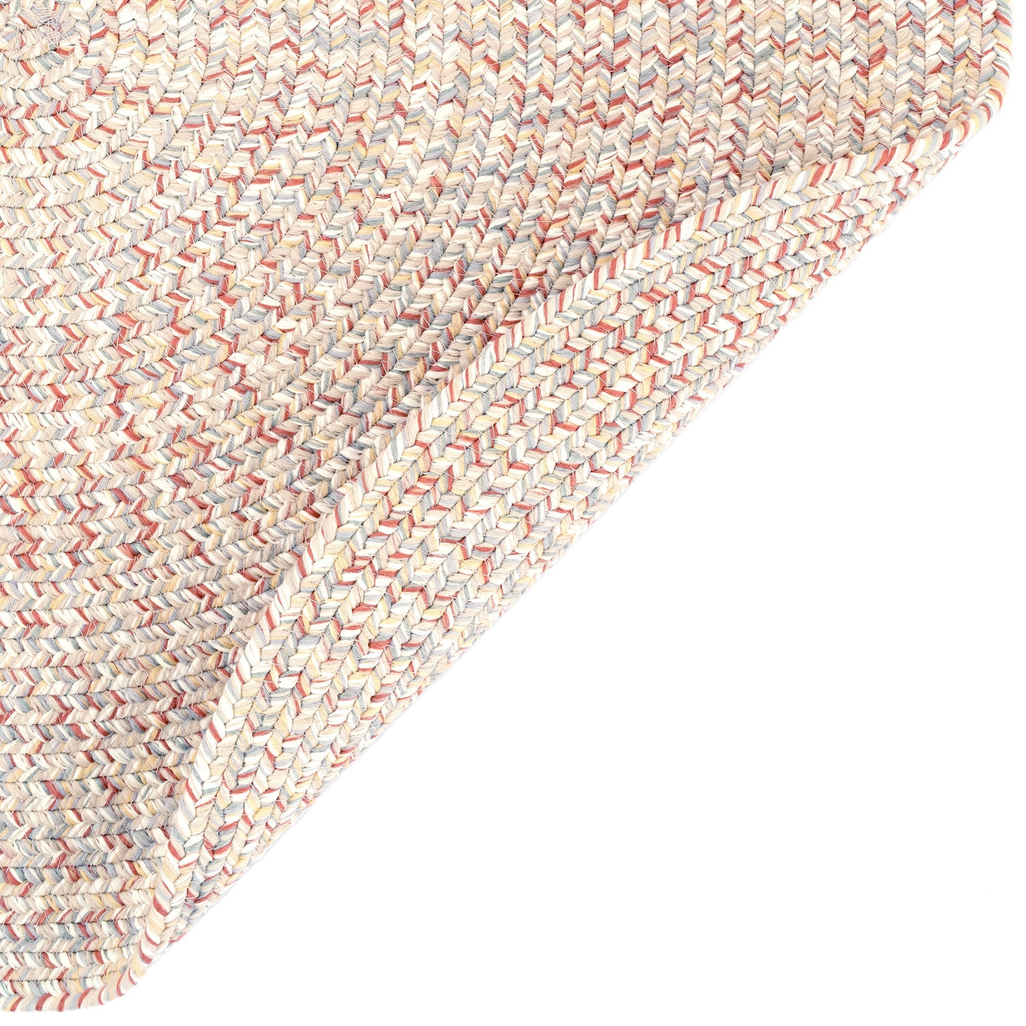 Seaport Adobe Braided Rug Round image