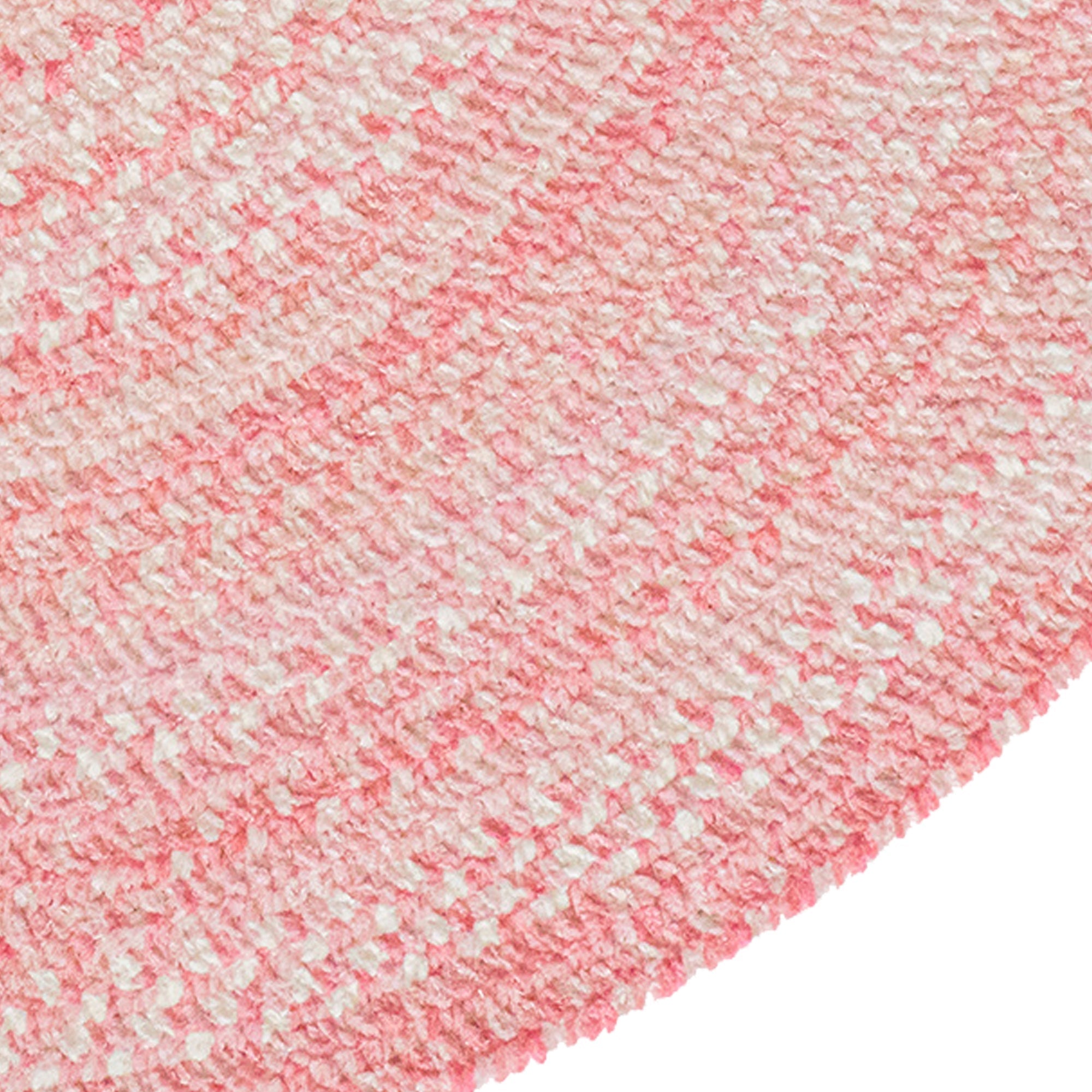 Bambini Pretty In Pink Braided Rug Round image
