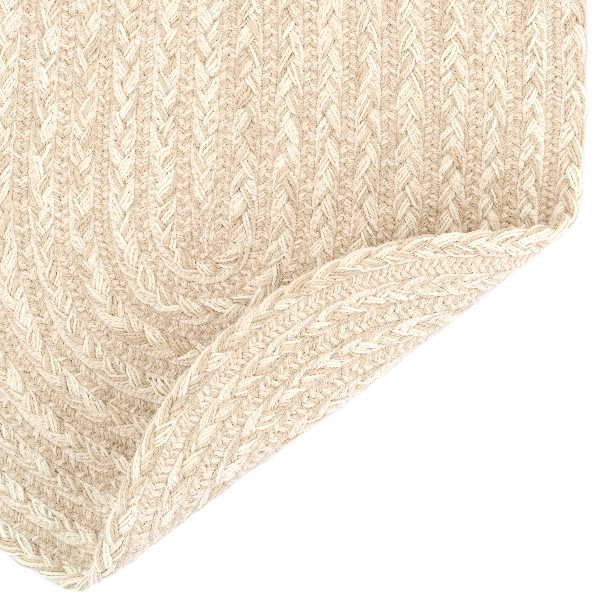 Down East Sand Dollar Braided Rug Oval Runner Silo image